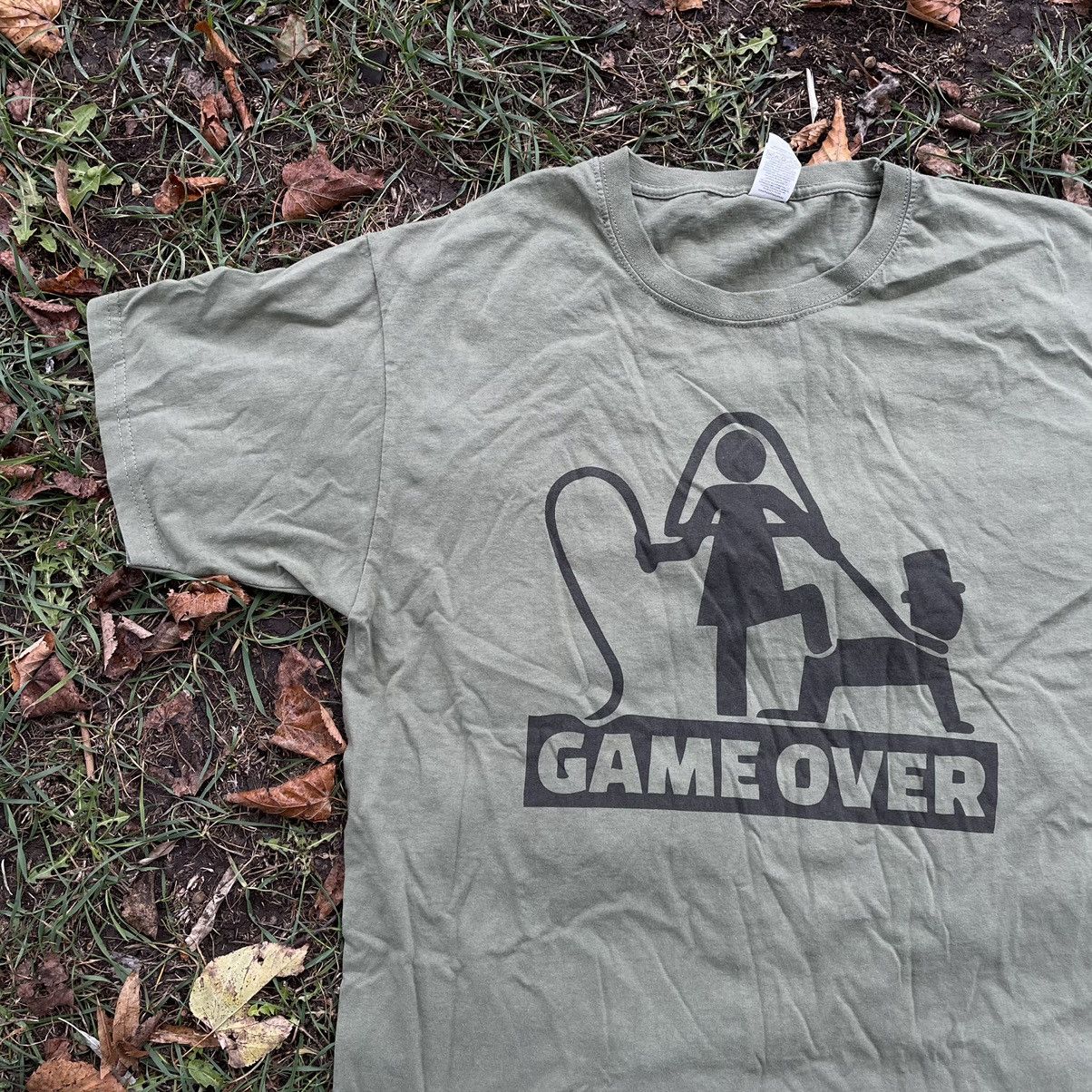 Vintage Vintage Y2K Sun Faded Graphic Tee Game Over Humor Skate L Size US L / EU 52-54 / 3 - 3 Thumbnail