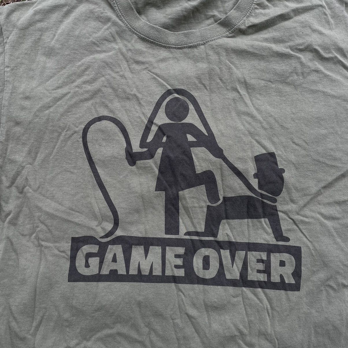 Vintage Vintage Y2K Sun Faded Graphic Tee Game Over Humor Skate L Size US L / EU 52-54 / 3 - 4 Thumbnail