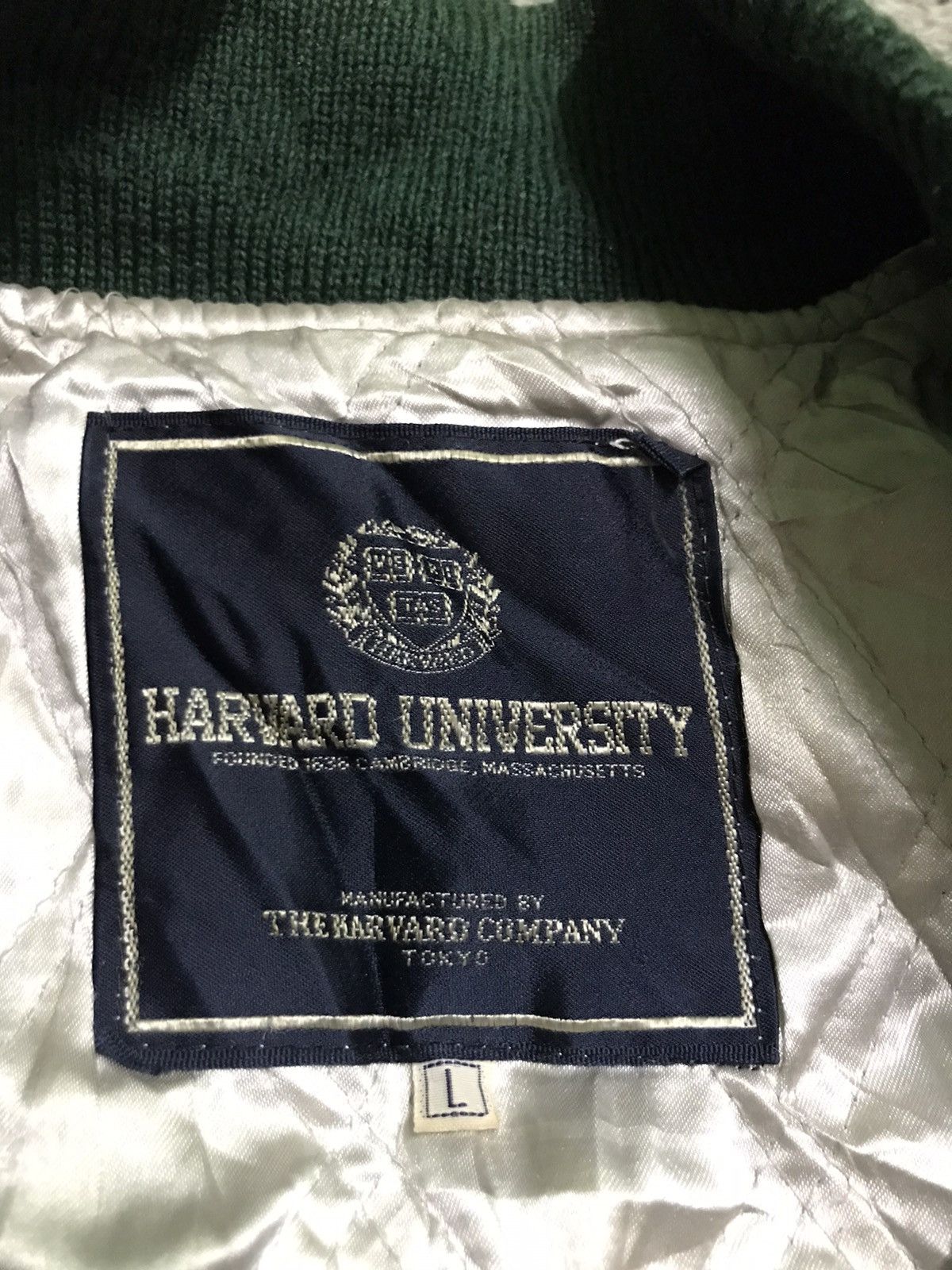 Vintage Vintage Harvard sport club varsity jacket Size US L / EU 52-54 / 3 - 5 Thumbnail