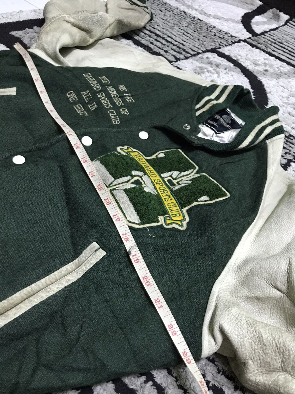 Vintage Vintage Harvard sport club varsity jacket Size US L / EU 52-54 / 3 - 7 Thumbnail