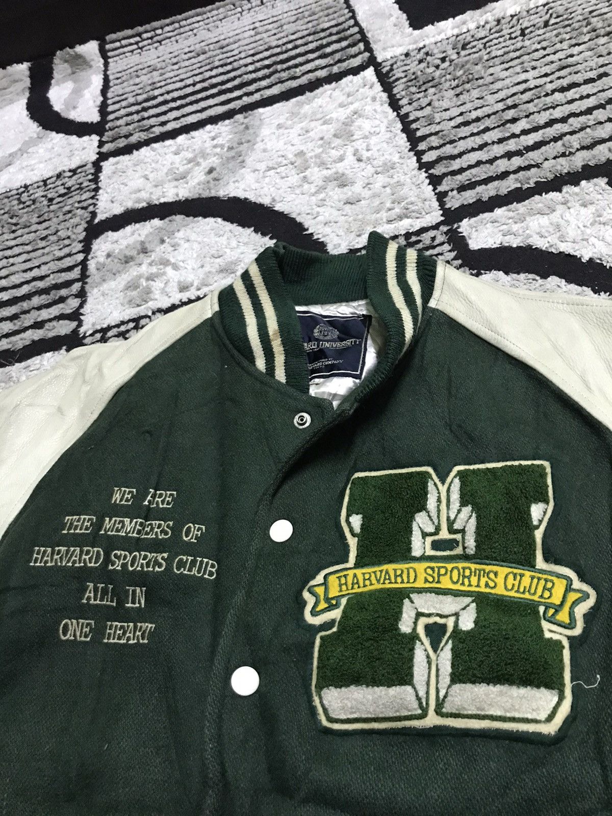 Vintage Vintage Harvard sport club varsity jacket Size US L / EU 52-54 / 3 - 6 Thumbnail