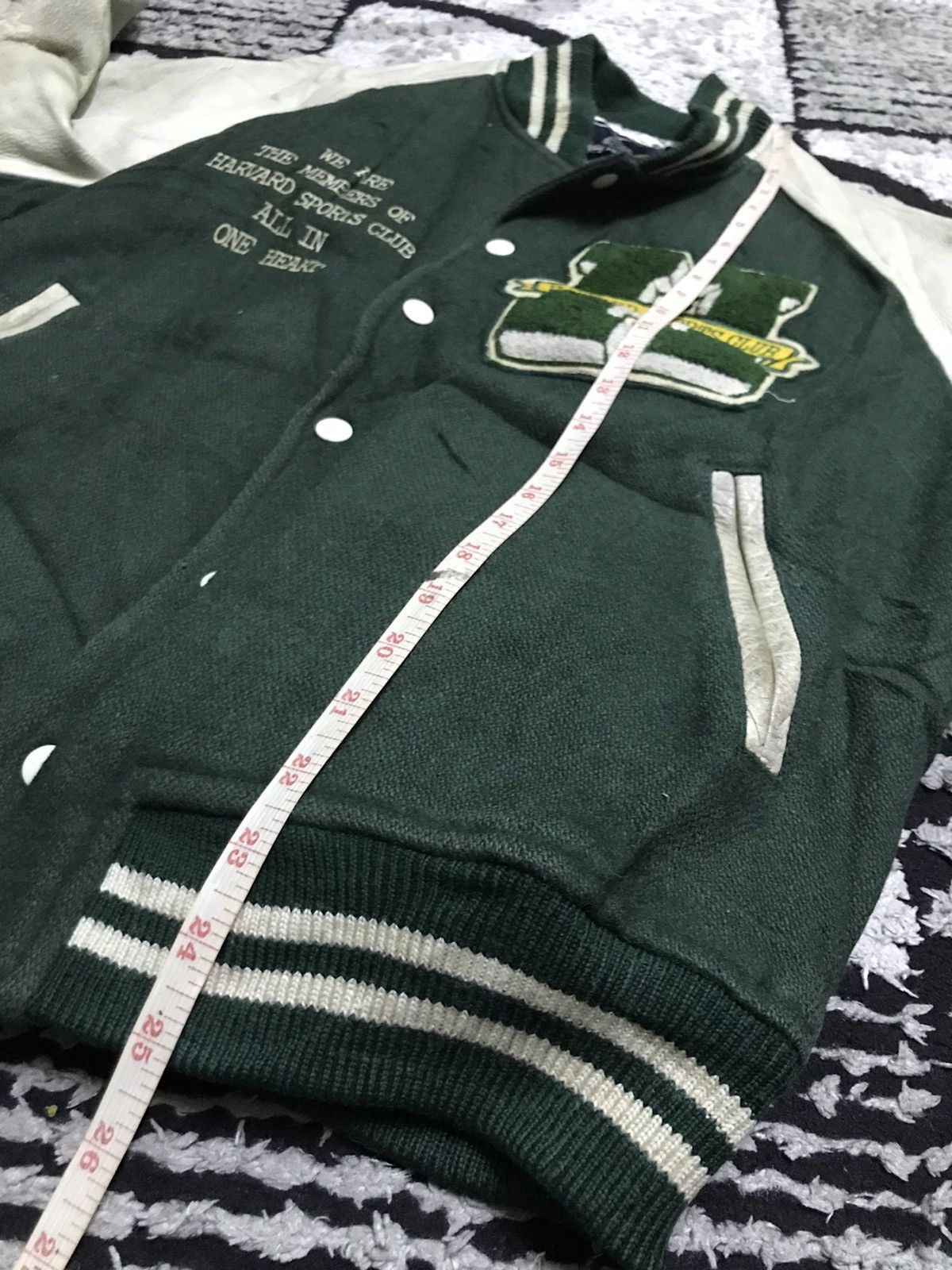 Vintage Vintage Harvard sport club varsity jacket Size US L / EU 52-54 / 3 - 8 Thumbnail