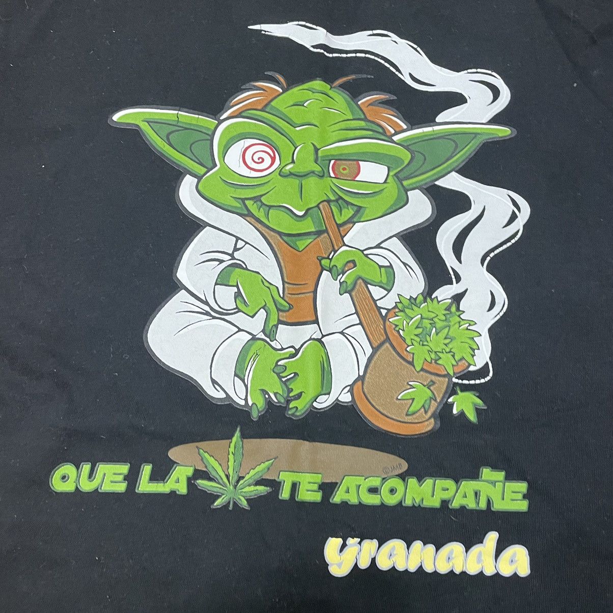 Vintage Vintage Y2K Graphic Tee Weed Humor Streetwear Skater Baggy S Size US S / EU 44-46 / 1 - 4 Thumbnail