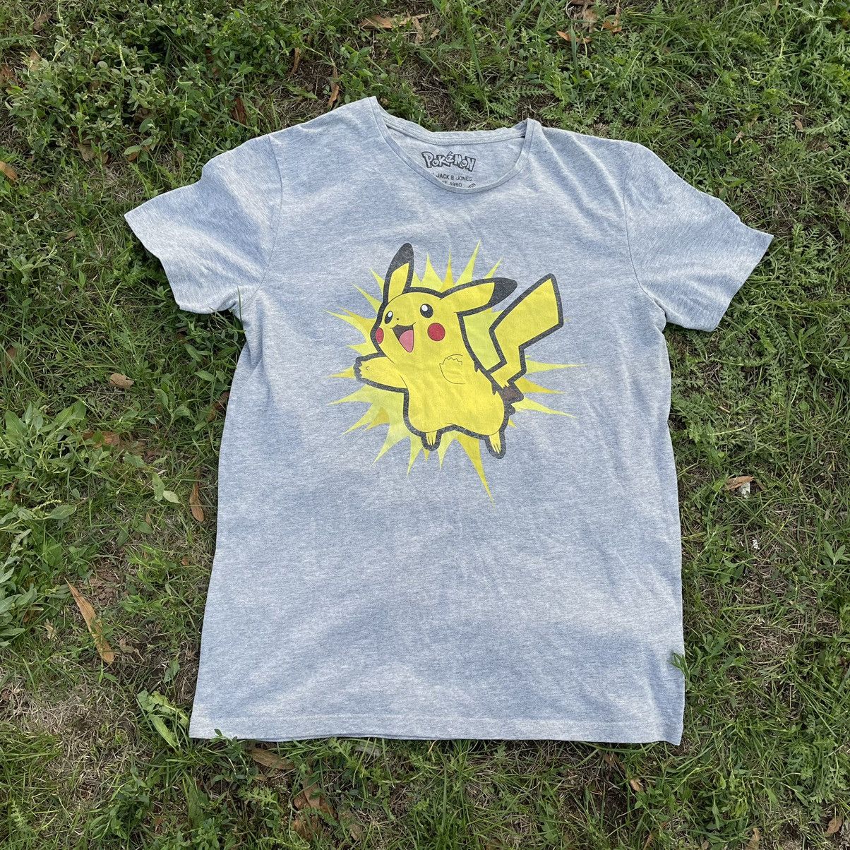 Cartoon Network Vintage Y2K Pikachu Pokémon Tee Face Film Art Print Band Size US M / EU 48-50 / 2 - 1 Thumbnail