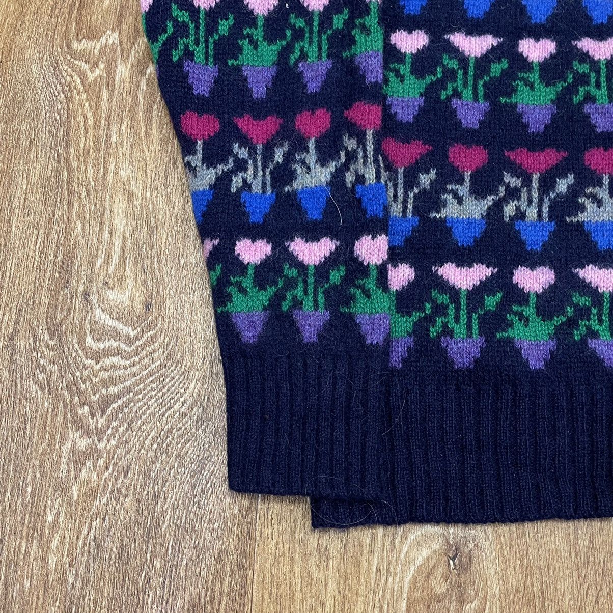 Vintage Vintage Y2K Knit Sweater All Over Print Rave Streetwear S Size US S / EU 44-46 / 1 - 3 Thumbnail