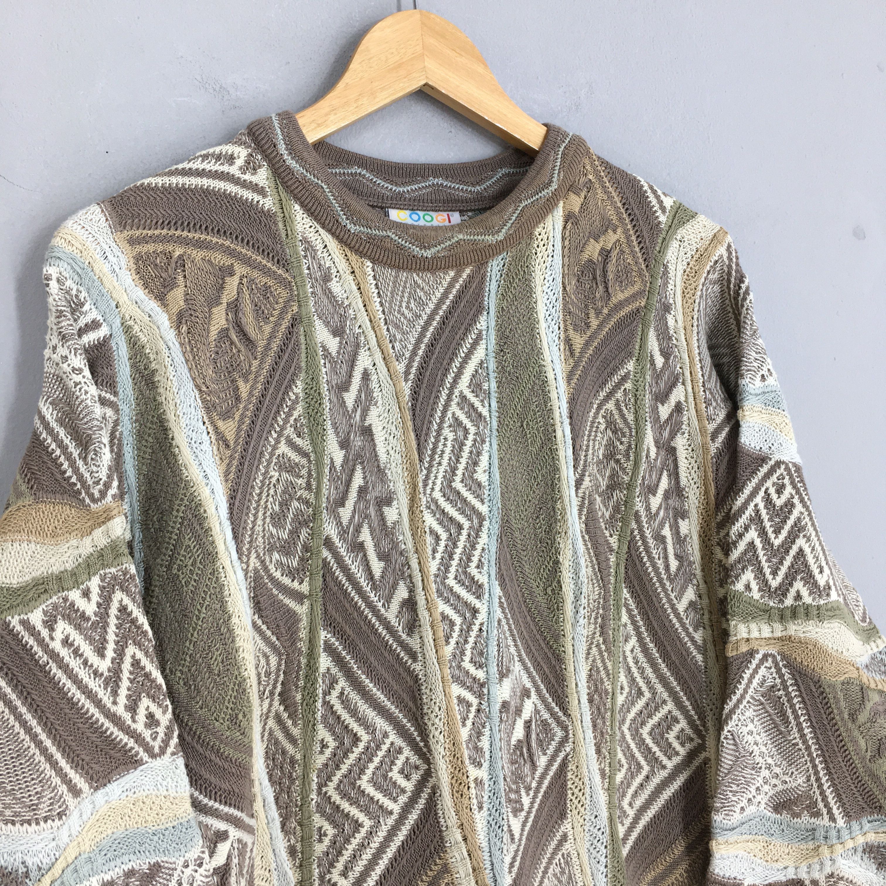 Coogi × Vintage Vintage Coogi 3D Australia Abstract Navajo Knitwear Medium Size US M / EU 48-50 / 2 - 3 Thumbnail