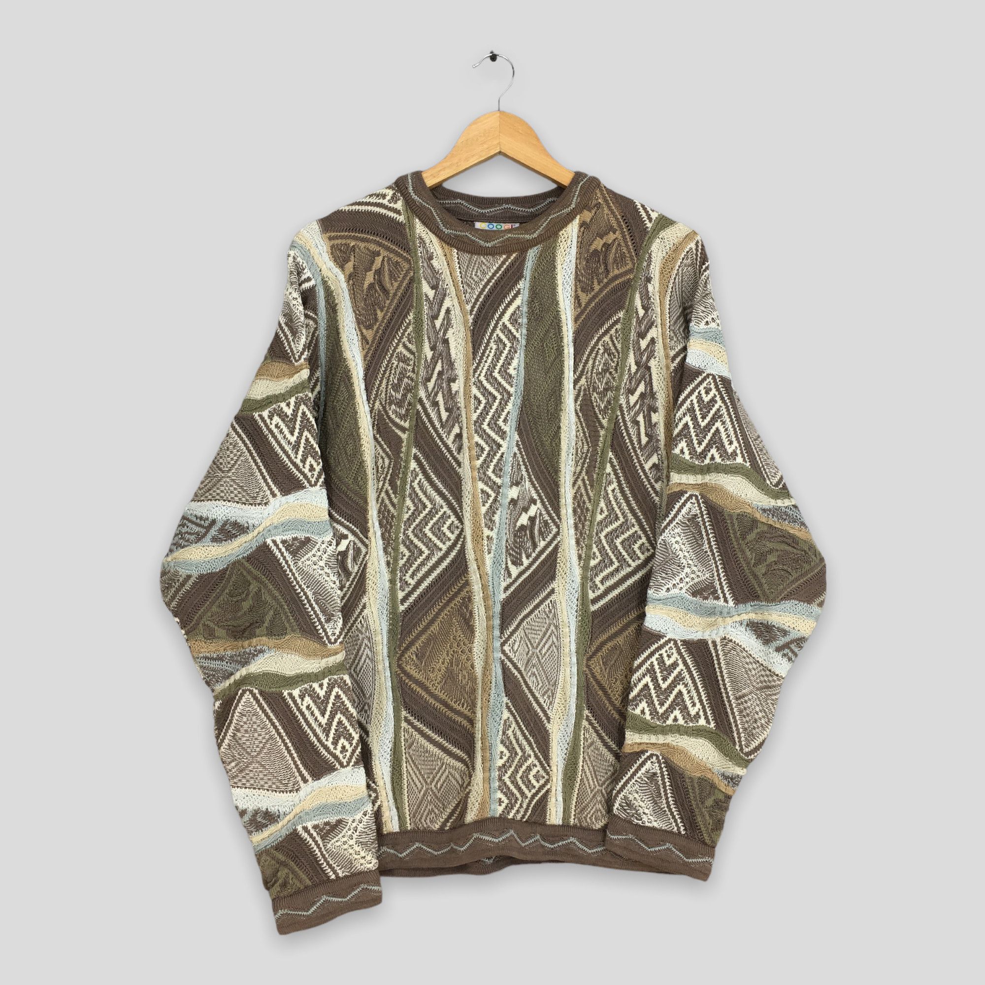Coogi × Vintage Vintage Coogi 3D Australia Abstract Navajo Knitwear Medium Size US M / EU 48-50 / 2 - 1 Thumbnail