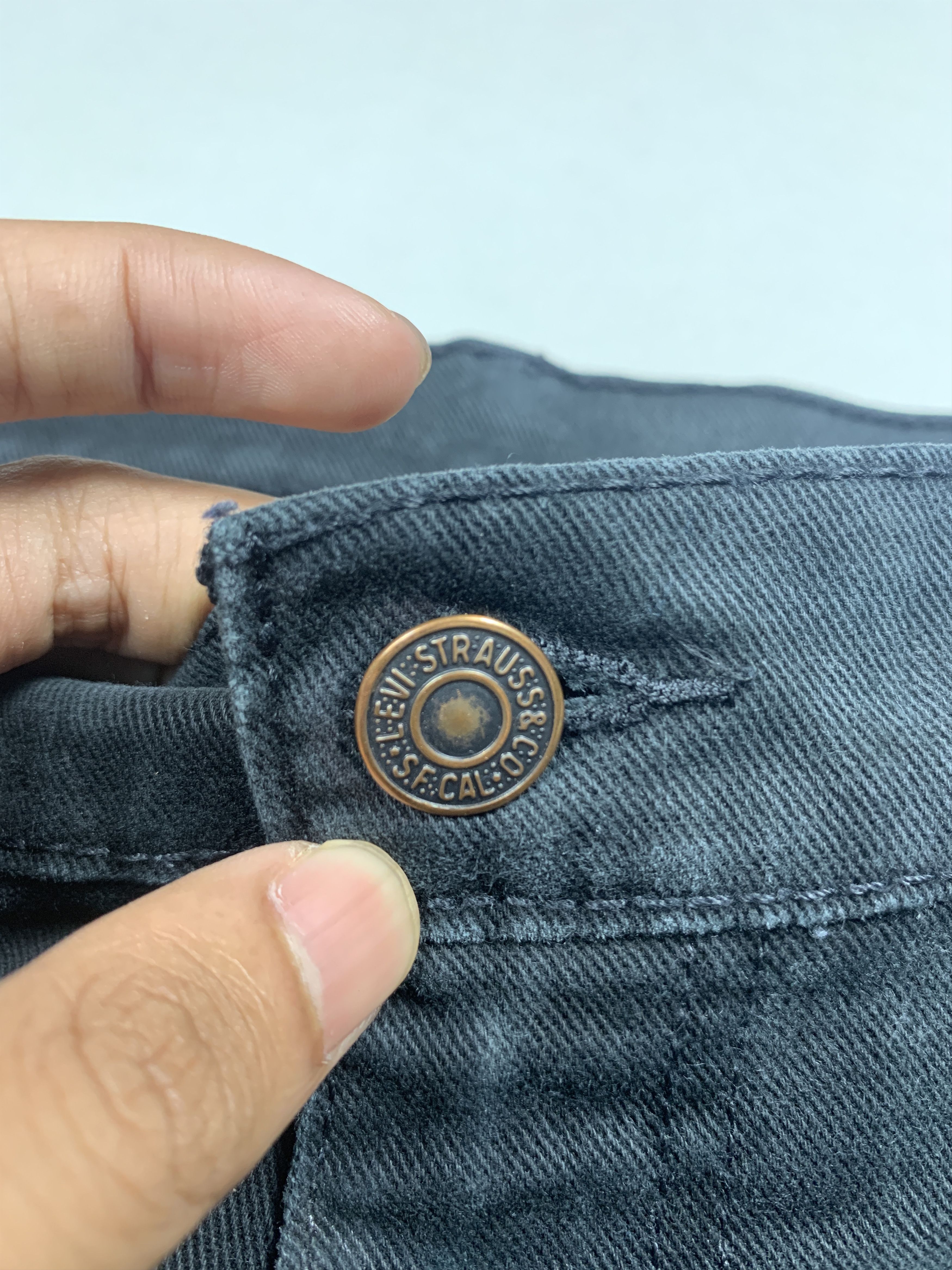 Levi's Vintage LEVI'S 541 Faded Mid Wash Black Jeans Size US 41 - 6 Thumbnail