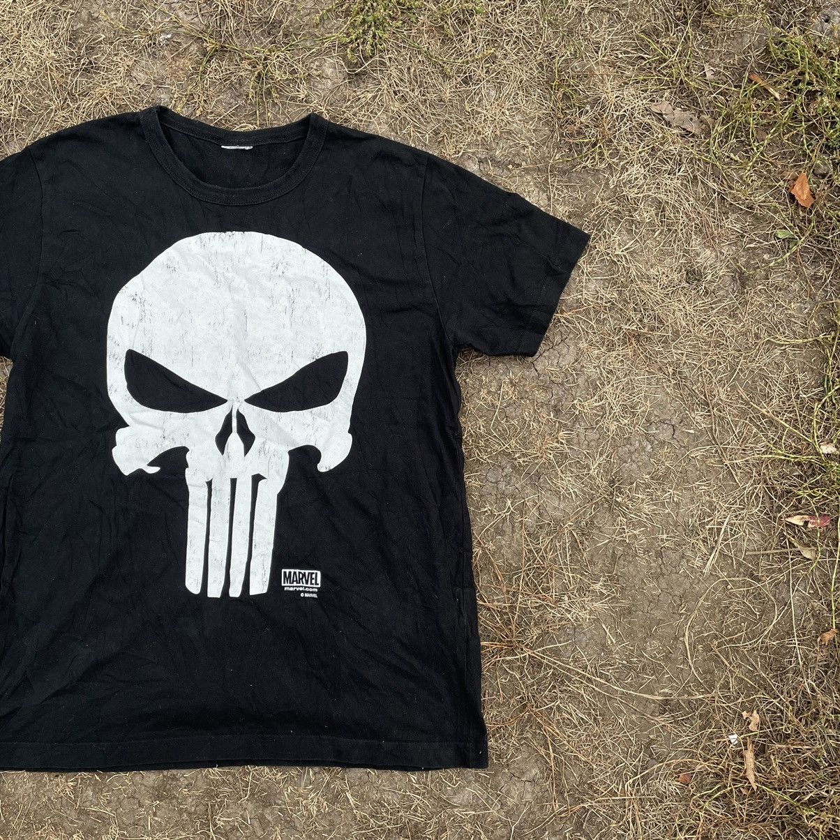Vintage Vintage Y2K Punisher Skull Graphic Tee Streetwear Black M Size US M / EU 48-50 / 2 - 4 Thumbnail