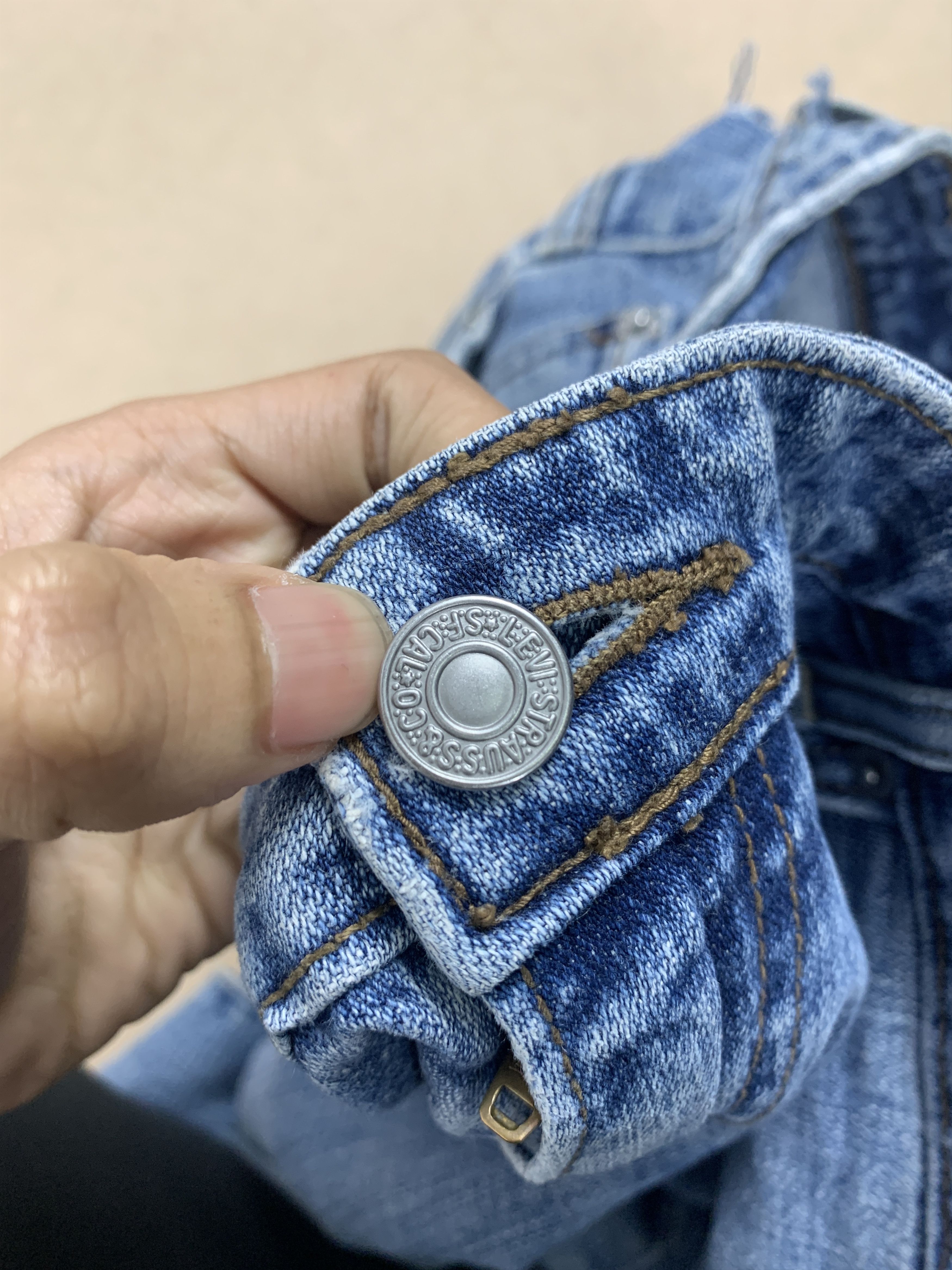 Levi's Vintage LEVI'S 580 Flared Bootcut Faded Mid Blue Jeans Size 36" / US 14 / IT 50 - 15 Thumbnail