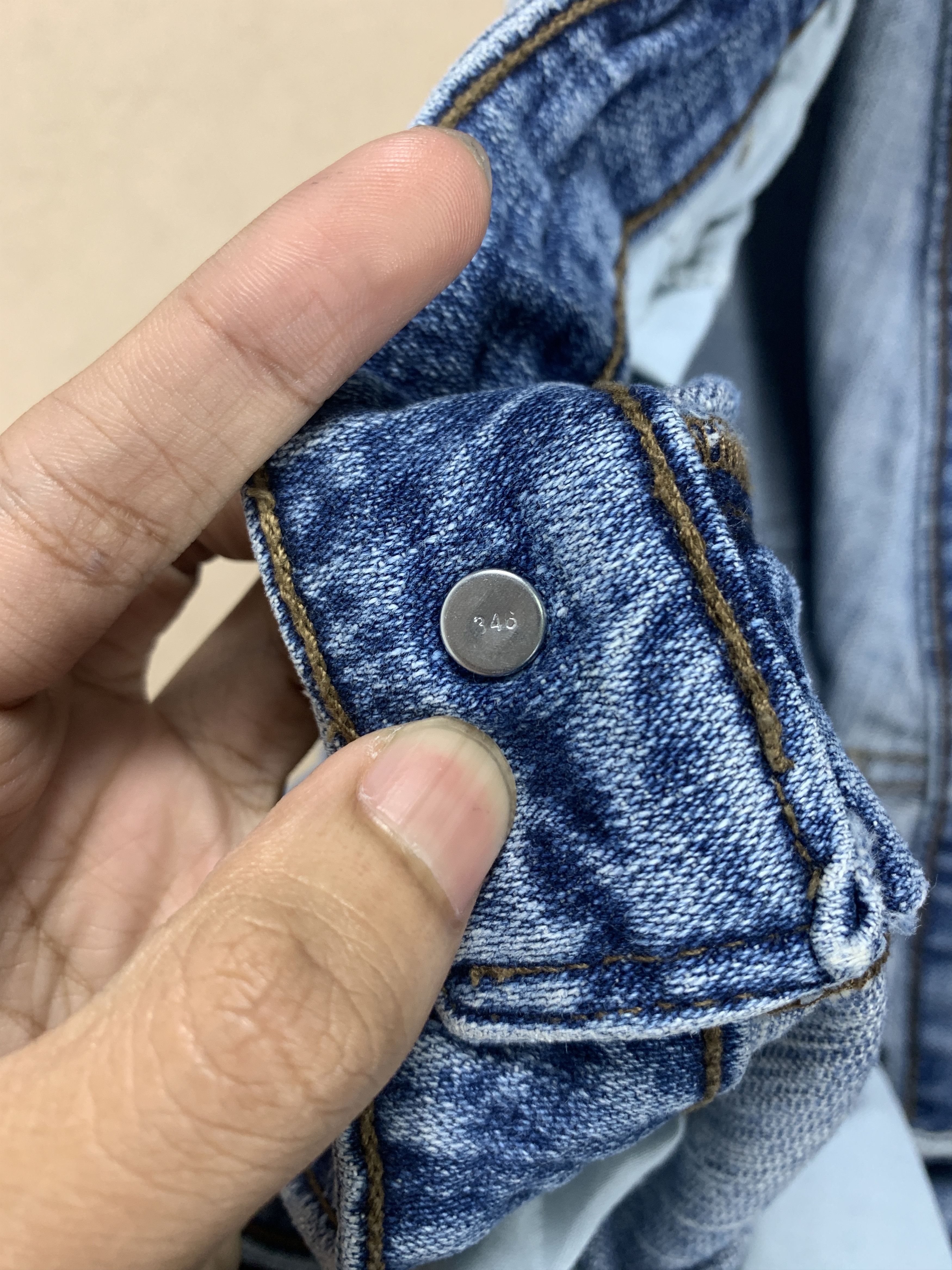 Levi's Vintage LEVI'S 580 Flared Bootcut Faded Mid Blue Jeans Size 36" / US 14 / IT 50 - 14 Thumbnail