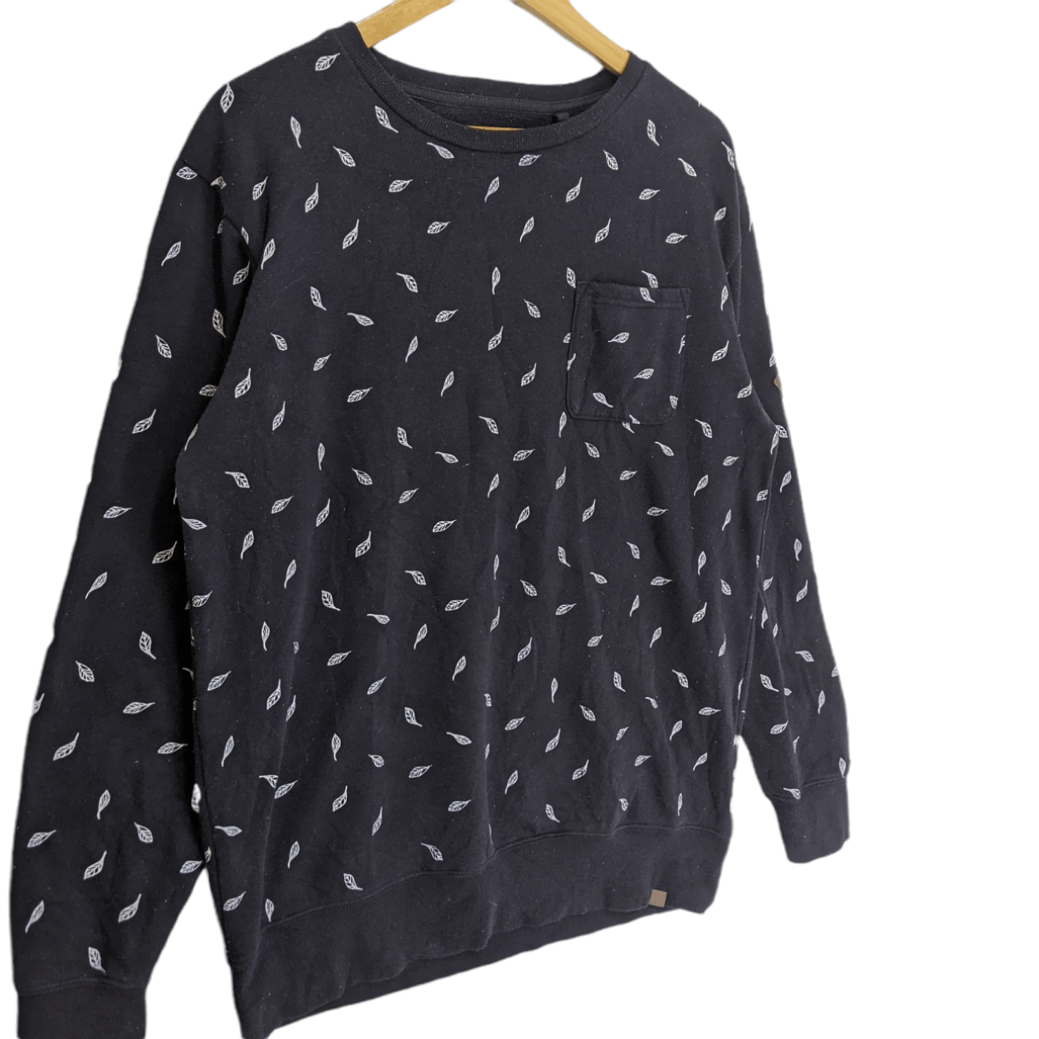 Japanese Brand PARK Full Print Leaf Monogram Jumper Sweatshirt Size US M / EU 48-50 / 2 - 3 Thumbnail