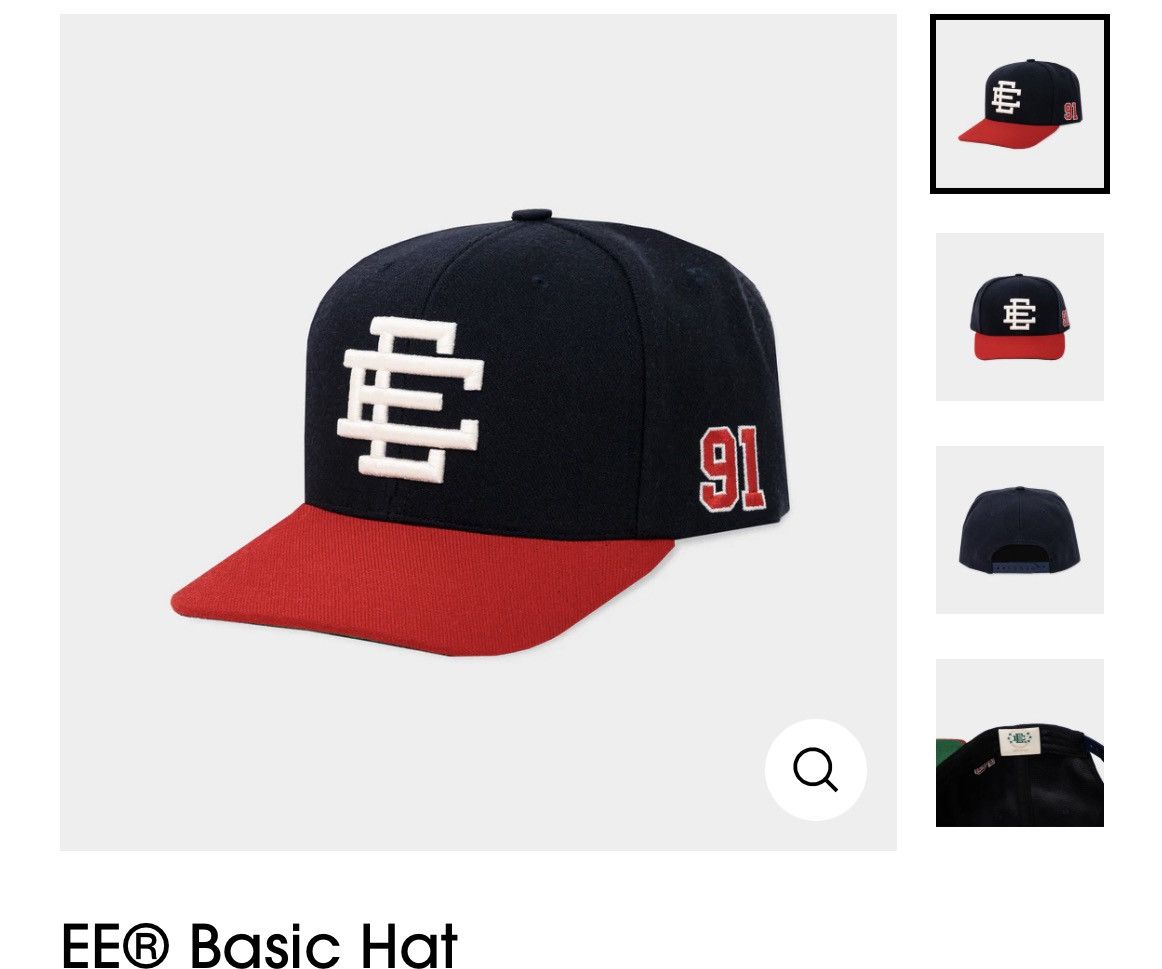 Eric Emanuel Eric Emanuel navy & red snapback hat Size ONE SIZE - 1 Thumbnail