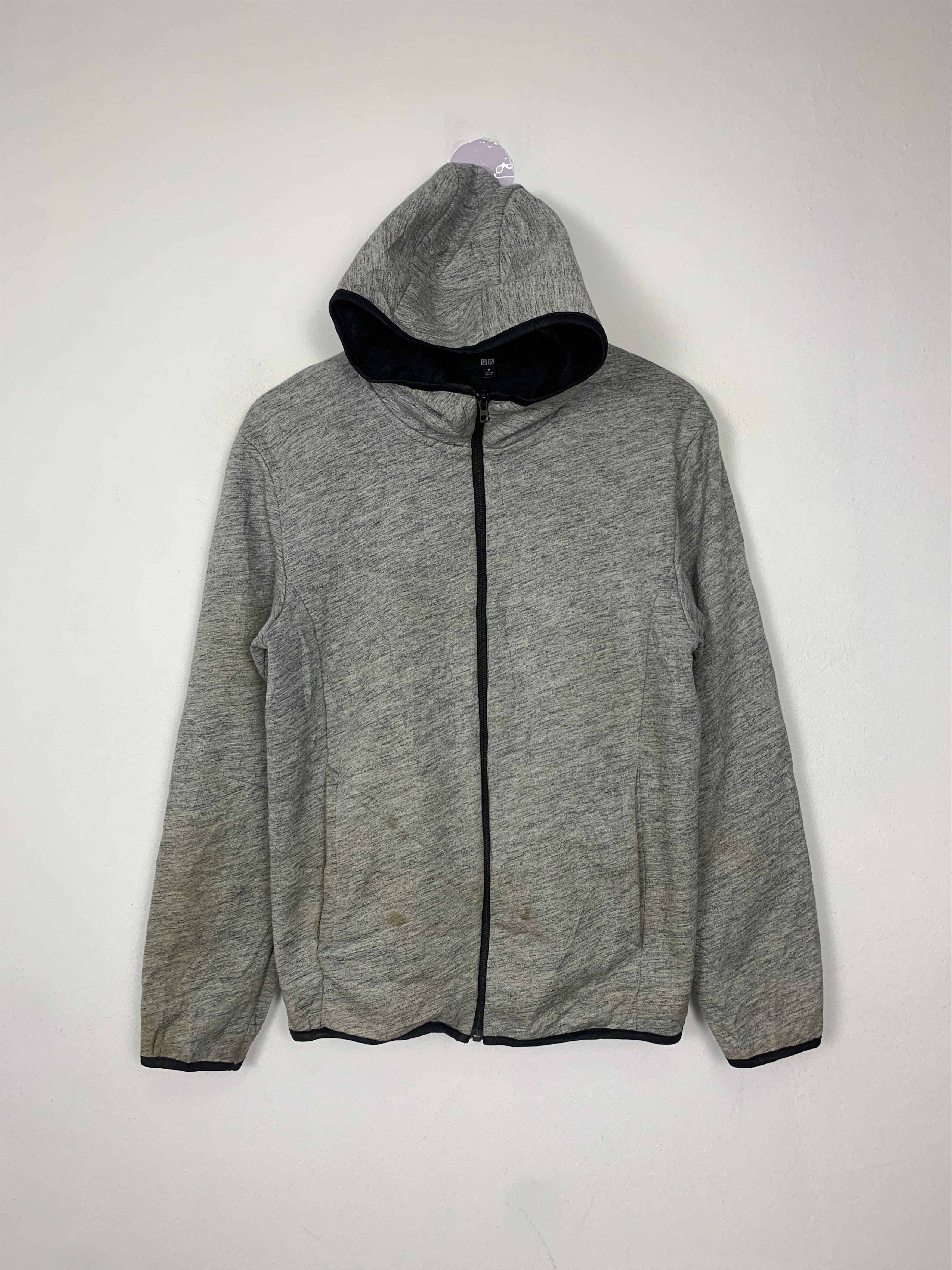 Uniqlo × Vintage Vintage Uniqlo Fleece Lining Zip Up Hoodie Jacket Size US XS / EU 42 / 0 - 2 Thumbnail