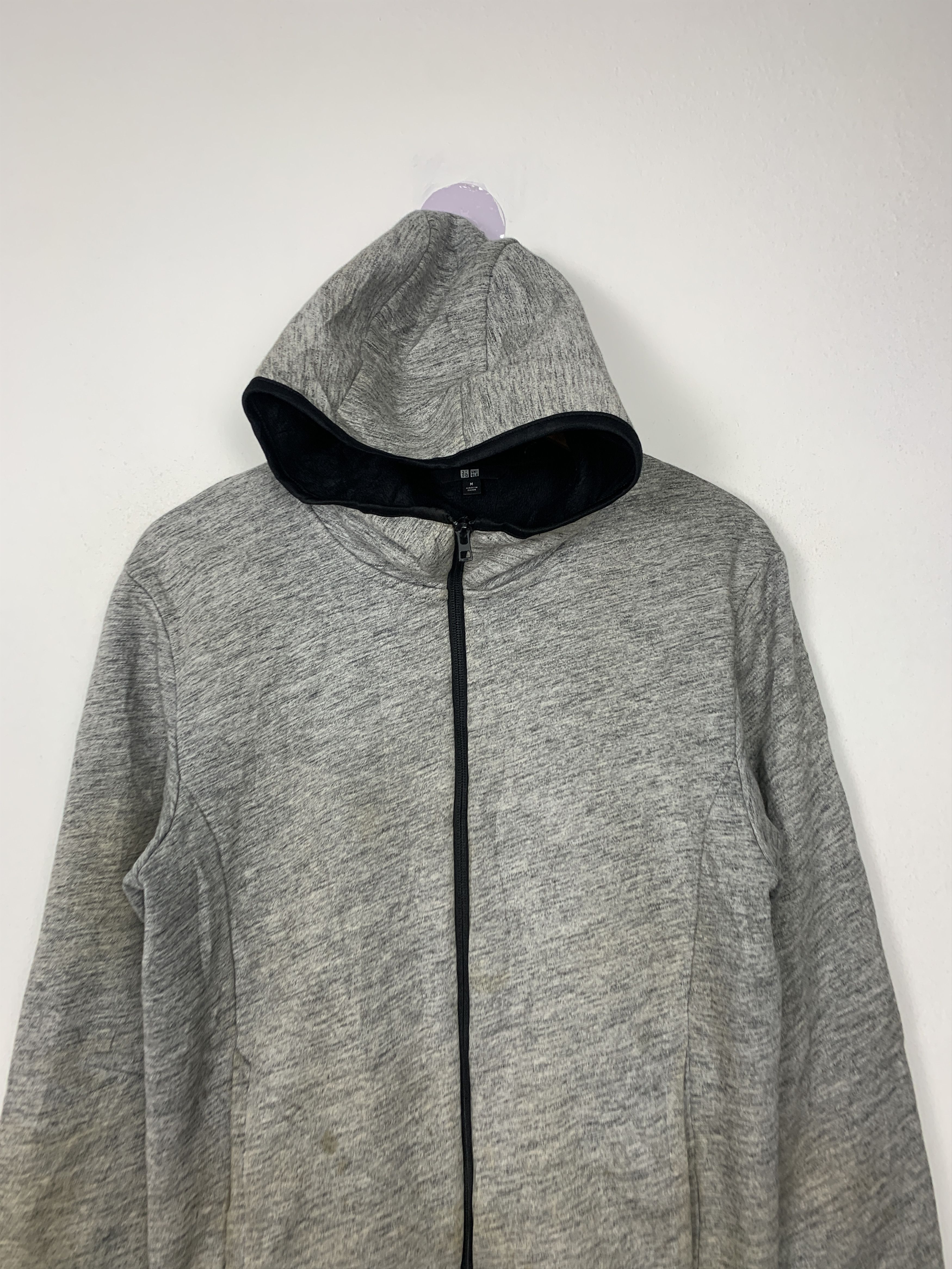 Uniqlo × Vintage Vintage Uniqlo Fleece Lining Zip Up Hoodie Jacket Size US XS / EU 42 / 0 - 3 Thumbnail