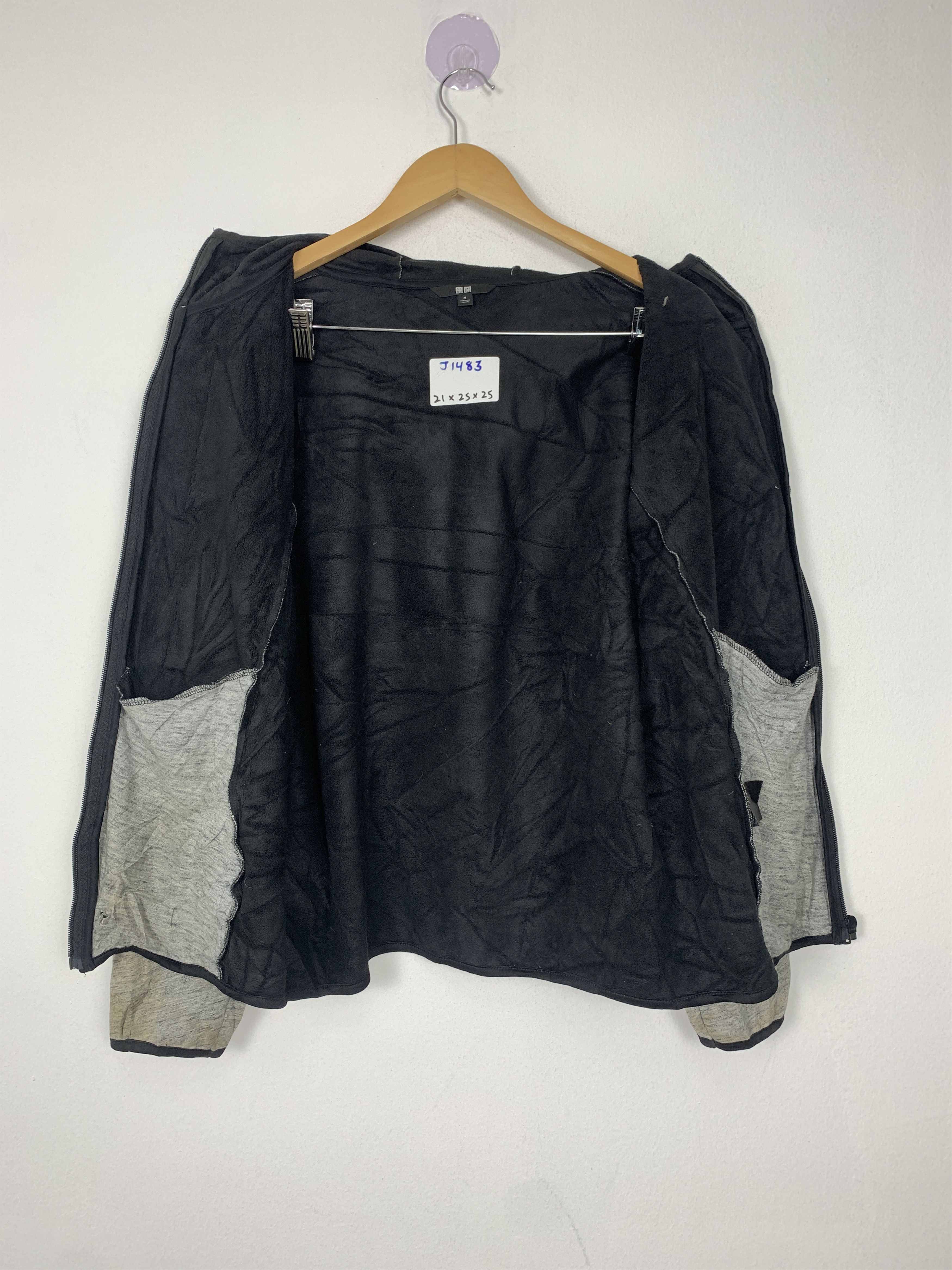Uniqlo × Vintage Vintage Uniqlo Fleece Lining Zip Up Hoodie Jacket Size US XS / EU 42 / 0 - 9 Thumbnail