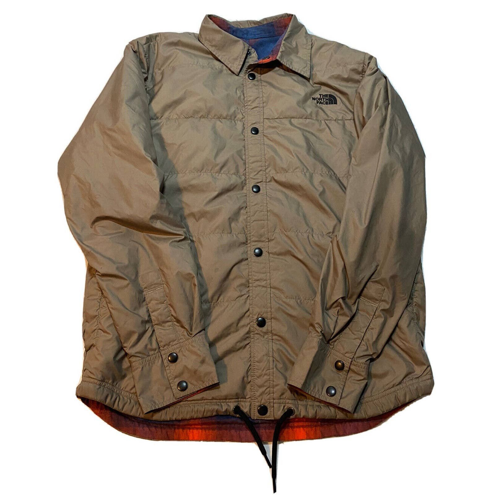 Vintage The North Face Flannel Jacket Reversible Men's M M9