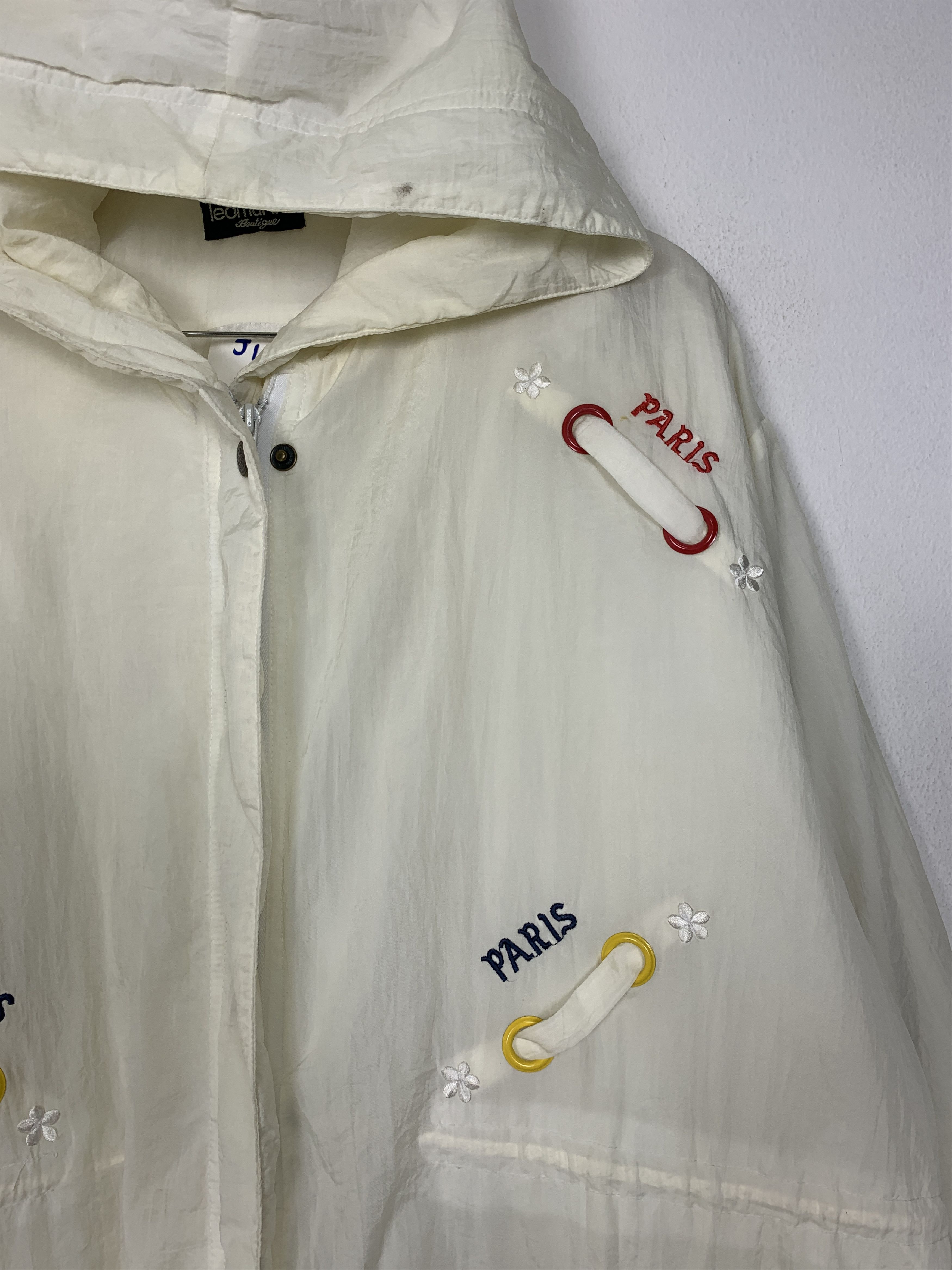 Vintage Vintage Leomarina Boutique Zip Up Hoodie Jacket J1485 Size US L / EU 52-54 / 3 - 3 Thumbnail