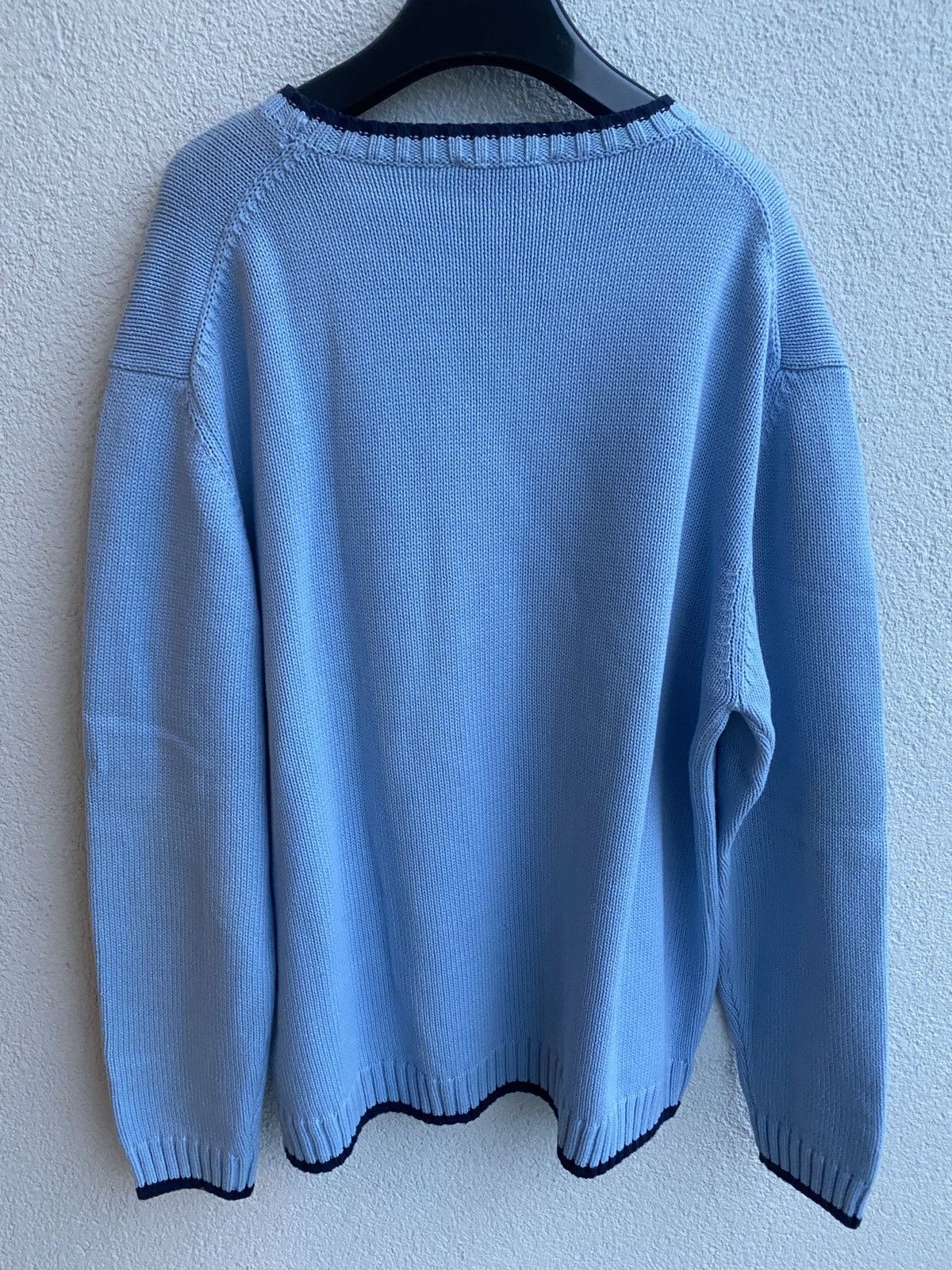 Yves Saint Laurent Blue YSL Sweater Knit Saint Laurent Jacket Size US XL / EU 56 / 4 - 5 Thumbnail
