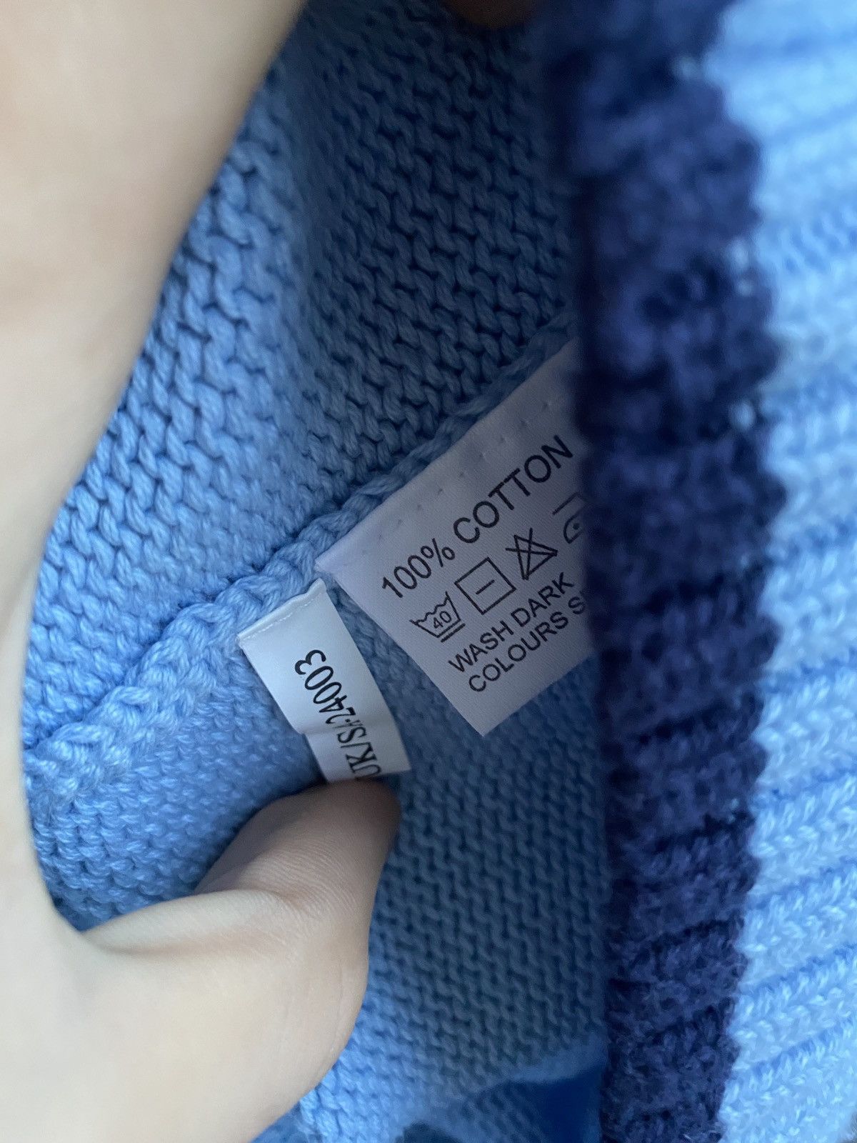 Yves Saint Laurent Blue YSL Sweater Knit Saint Laurent Jacket Size US XL / EU 56 / 4 - 8 Thumbnail