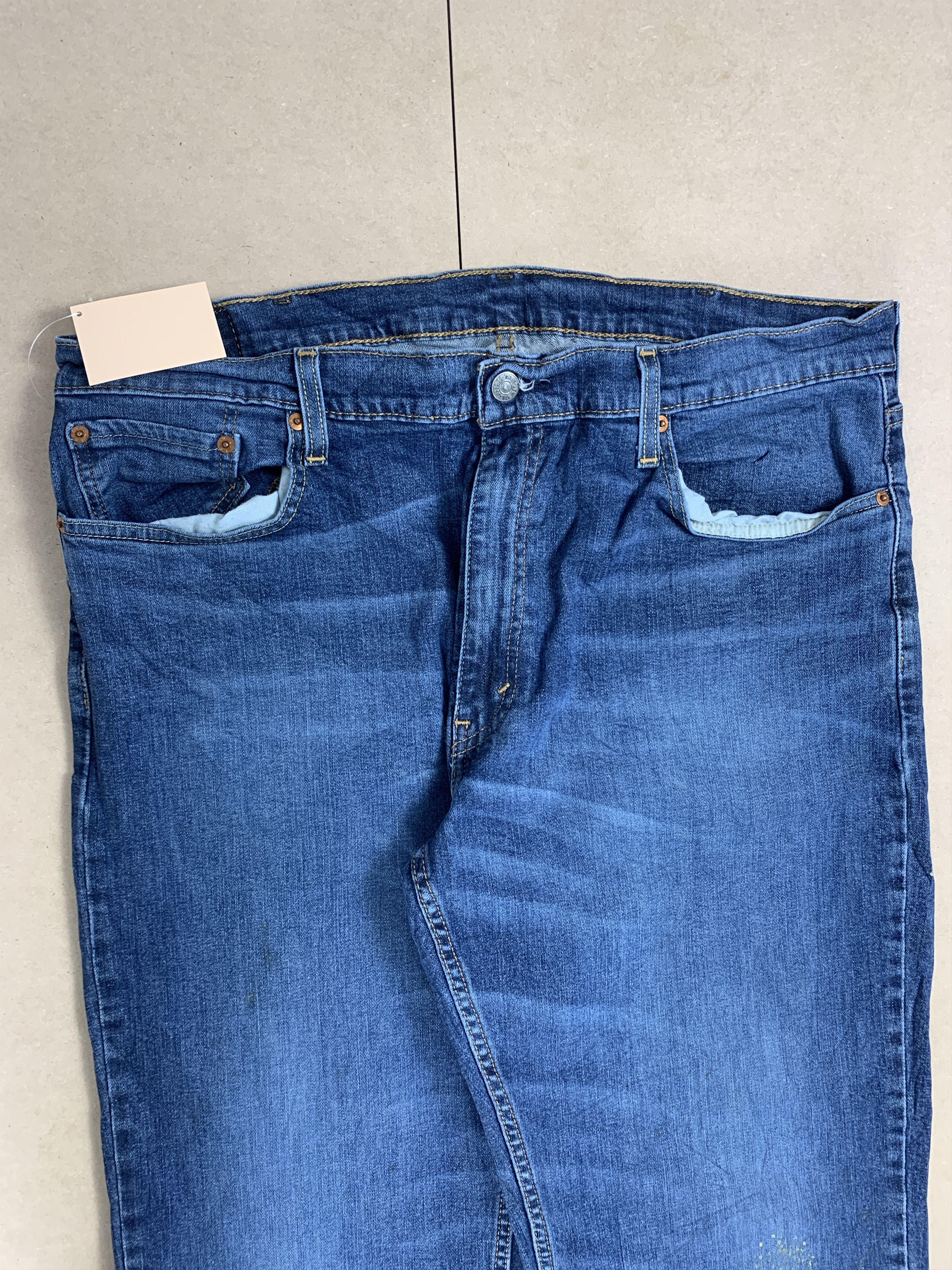 Levi's × Vintage Vintage Levi's 559 Distressed Faded Mid Wash Jeans Size US 38 / EU 54 - 2 Thumbnail