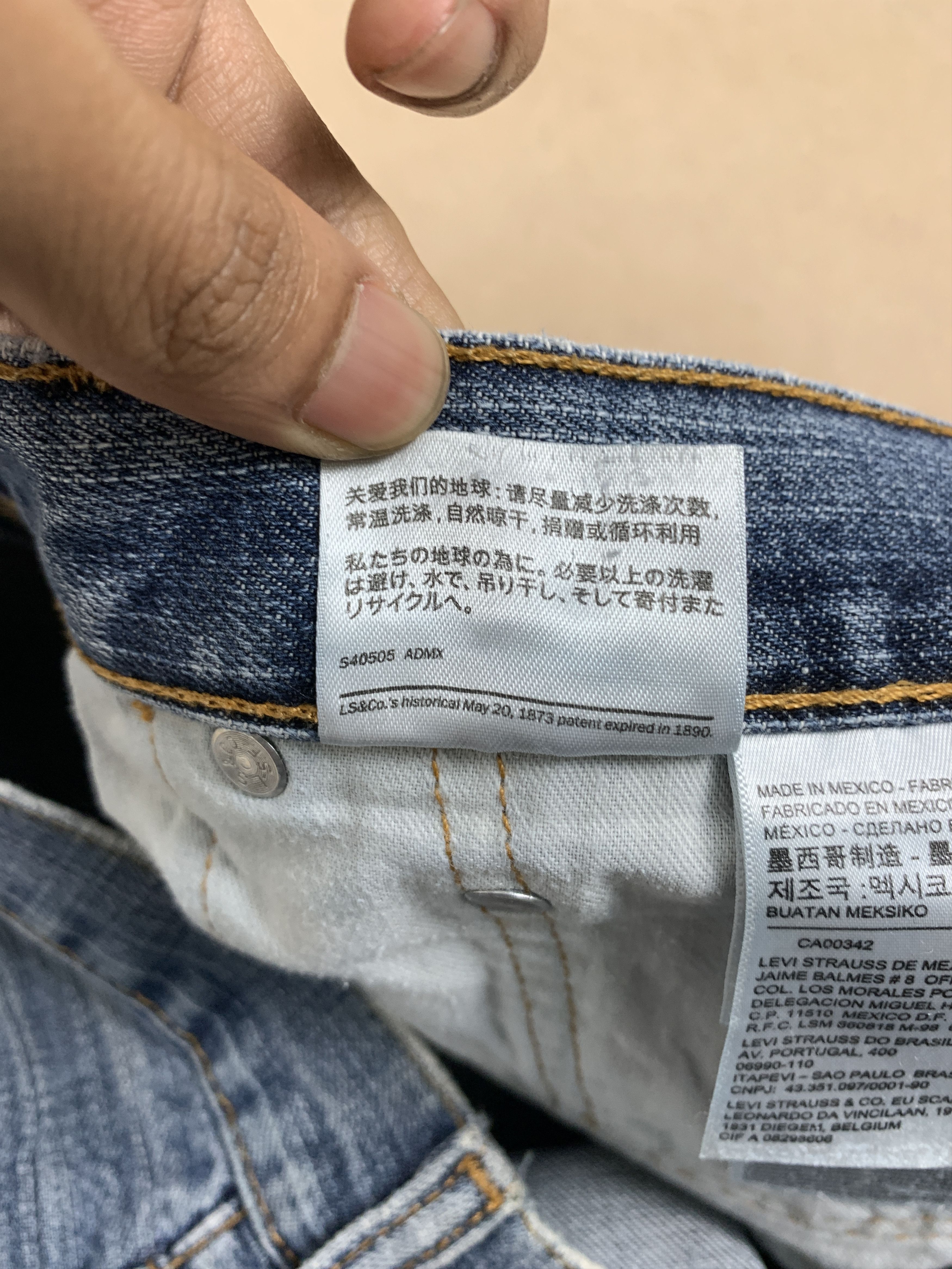 Levi's Vintage LEVI'S 505 Straight Cut Faded Jeans P0372 Size US 32 / EU 48 - 11 Thumbnail