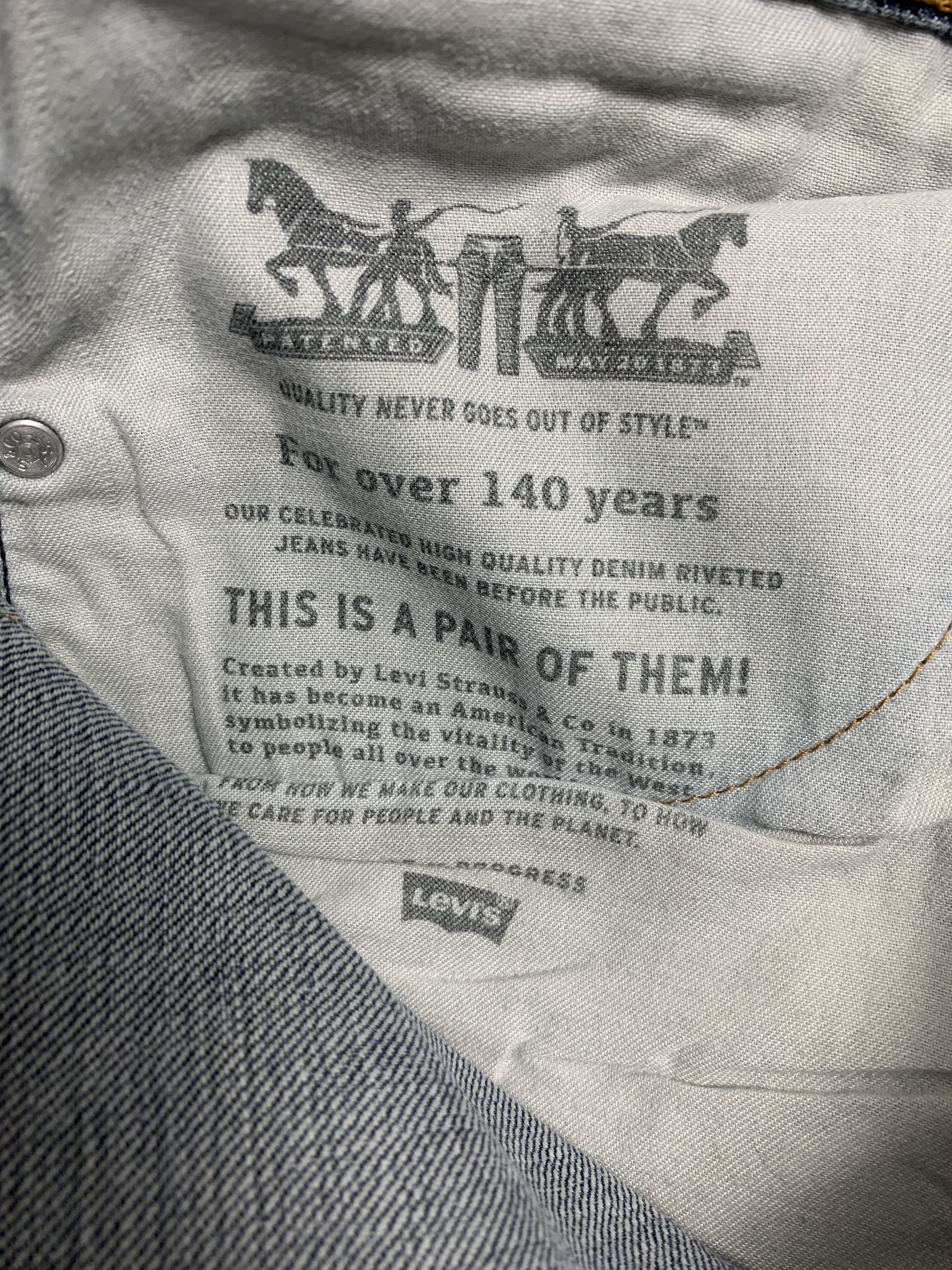 Levi's Vintage LEVI'S 505 Straight Cut Faded Jeans P0372 Size US 32 / EU 48 - 9 Thumbnail