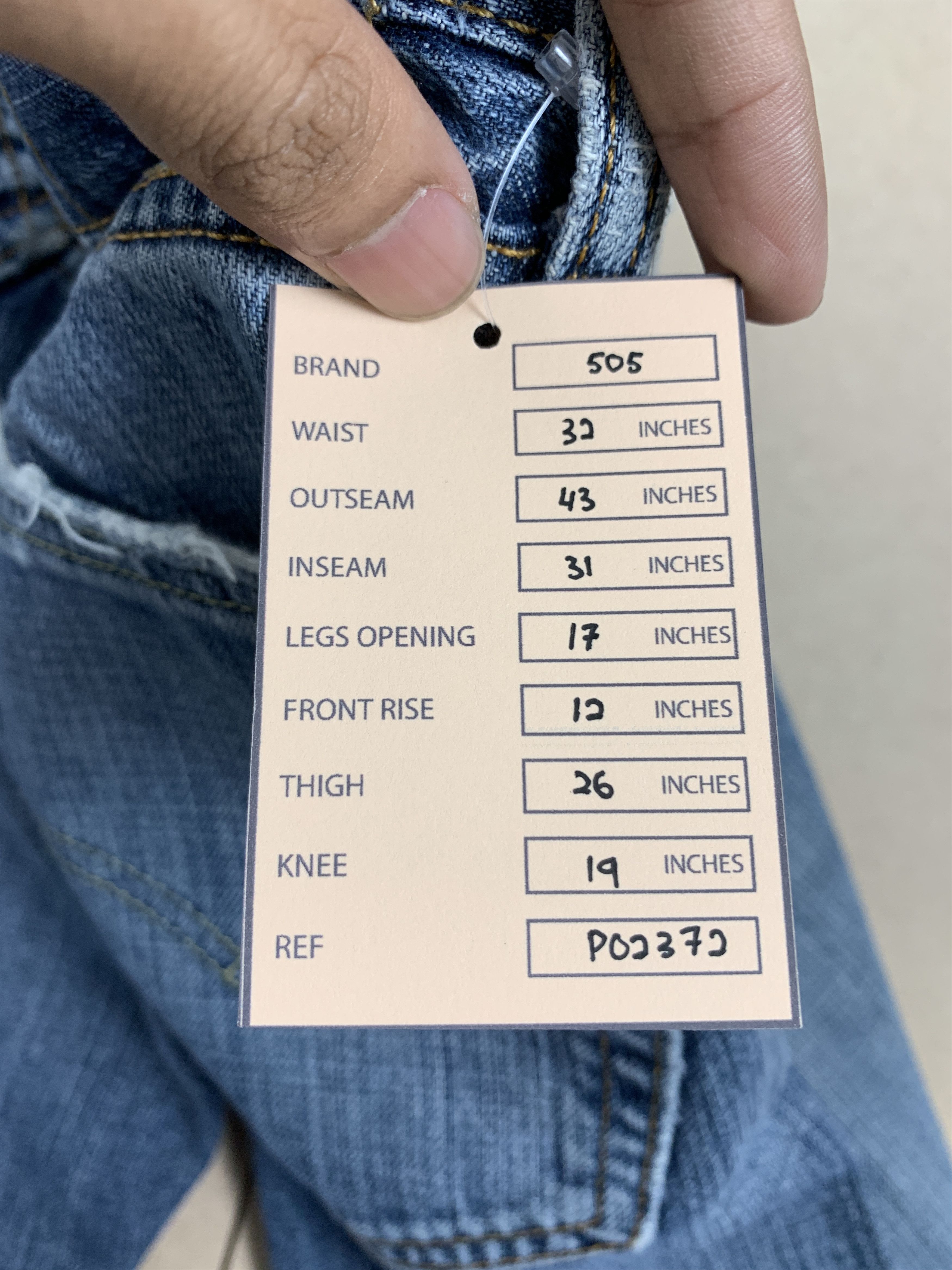 Levi's Vintage LEVI'S 505 Straight Cut Faded Jeans P0372 Size US 32 / EU 48 - 19 Thumbnail