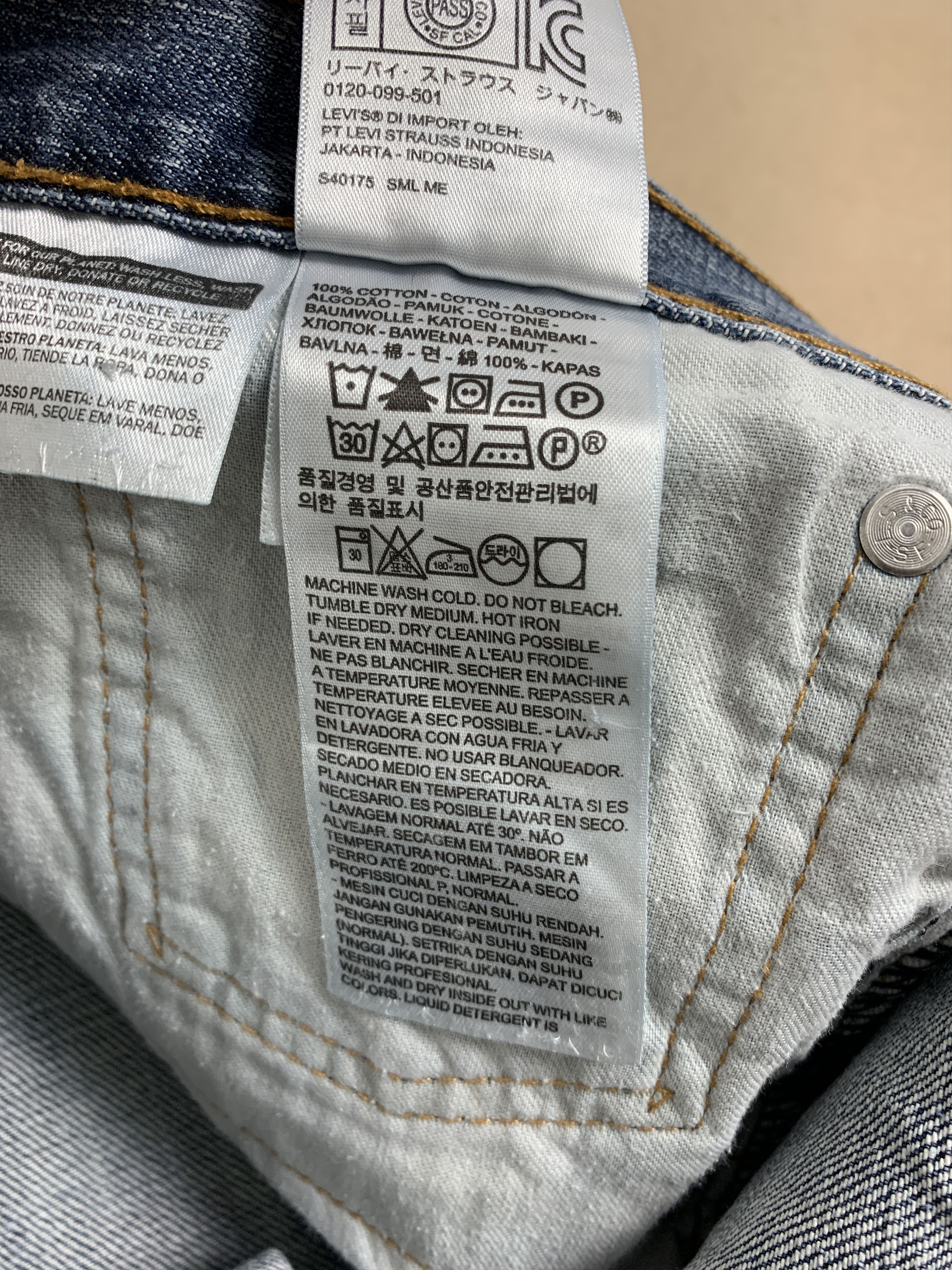 Levi's Vintage LEVI'S 505 Straight Cut Faded Jeans P0372 Size US 32 / EU 48 - 13 Thumbnail