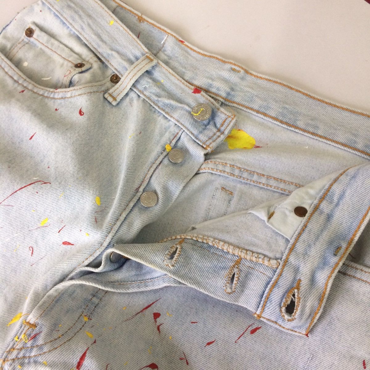 Levi's 80 Levi’s 501 Painted paint Helmut Lang style pants Size US 32 / EU 48 - 15 Thumbnail