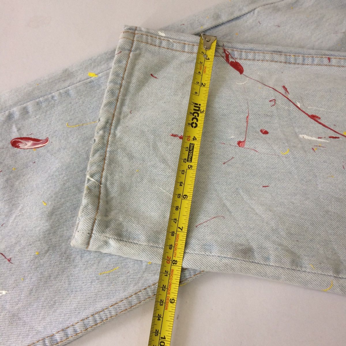 Levi's 80 Levi’s 501 Painted paint Helmut Lang style pants Size US 32 / EU 48 - 14 Thumbnail
