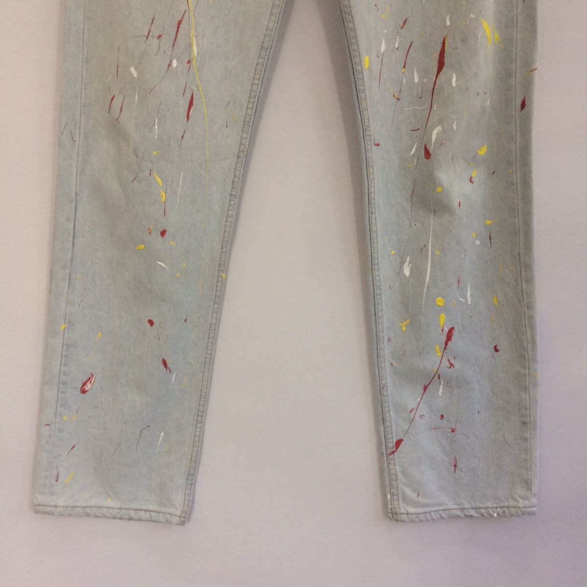 Levi's 80 Levi’s 501 Painted paint Helmut Lang style pants Size US 32 / EU 48 - 3 Thumbnail