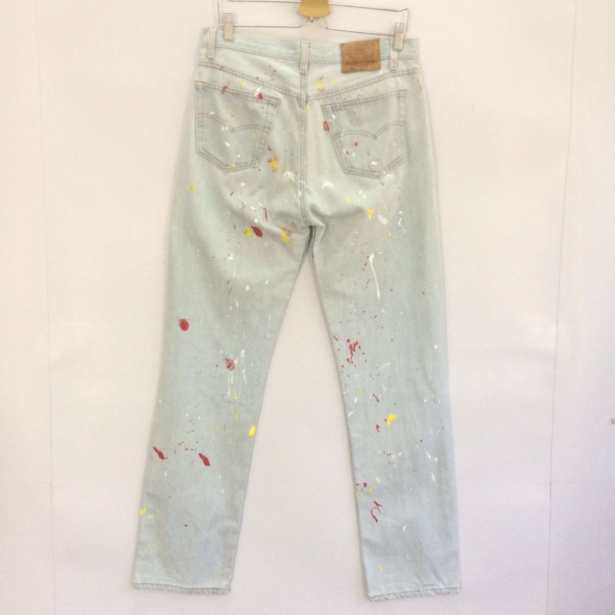 Levi's 80 Levi’s 501 Painted paint Helmut Lang style pants Size US 32 / EU 48 - 8 Thumbnail