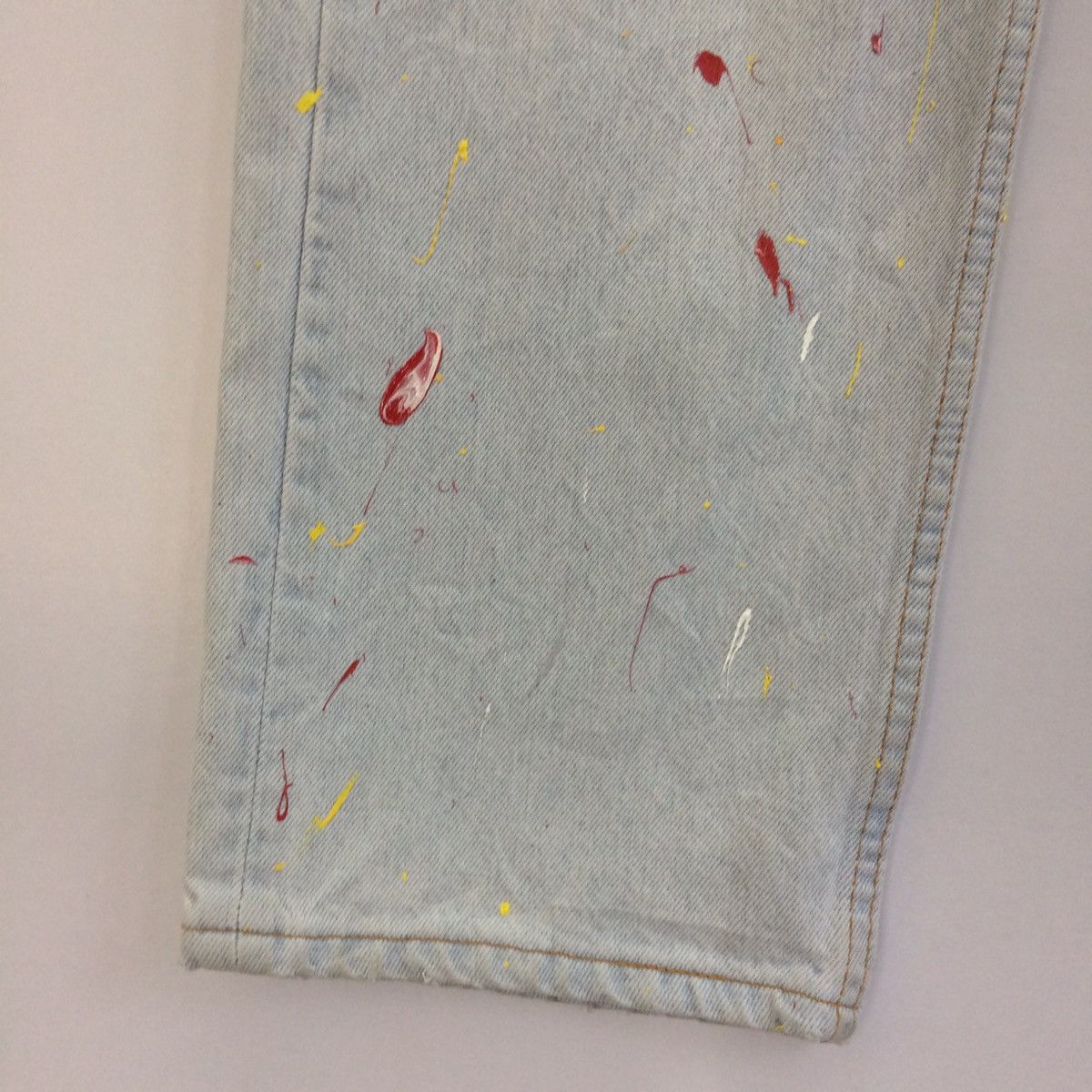 Levi's 80 Levi’s 501 Painted paint Helmut Lang style pants Size US 32 / EU 48 - 7 Thumbnail