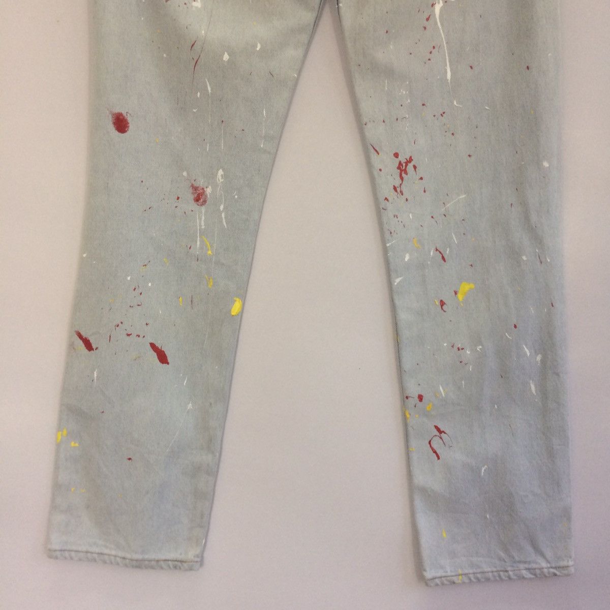 Levi's 80 Levi’s 501 Painted paint Helmut Lang style pants Size US 32 / EU 48 - 10 Thumbnail