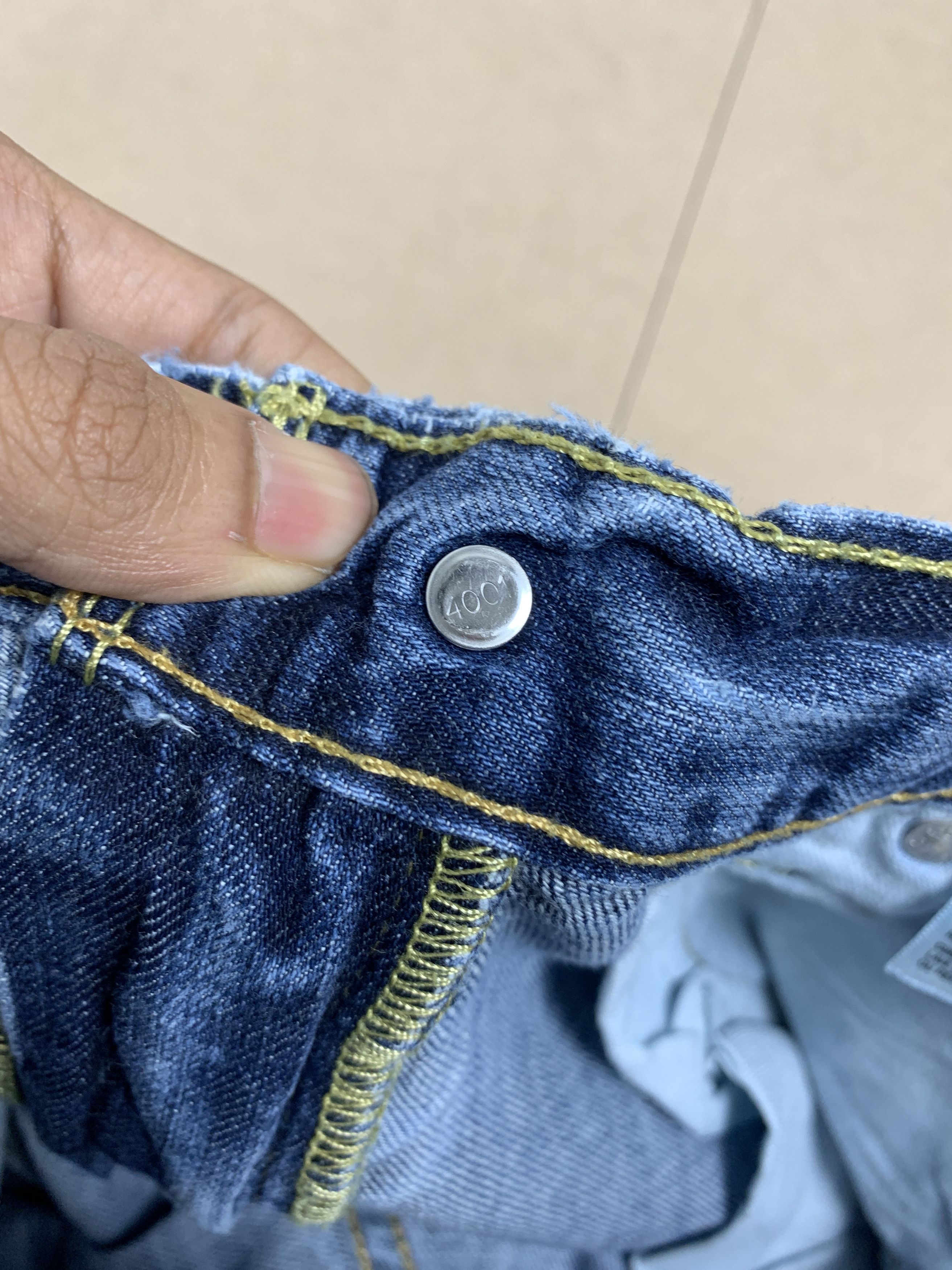Levi's Vintage LEVI'S 514 Straight Cut Faded Blue Jeans Size US 34 / EU 50 - 15 Thumbnail