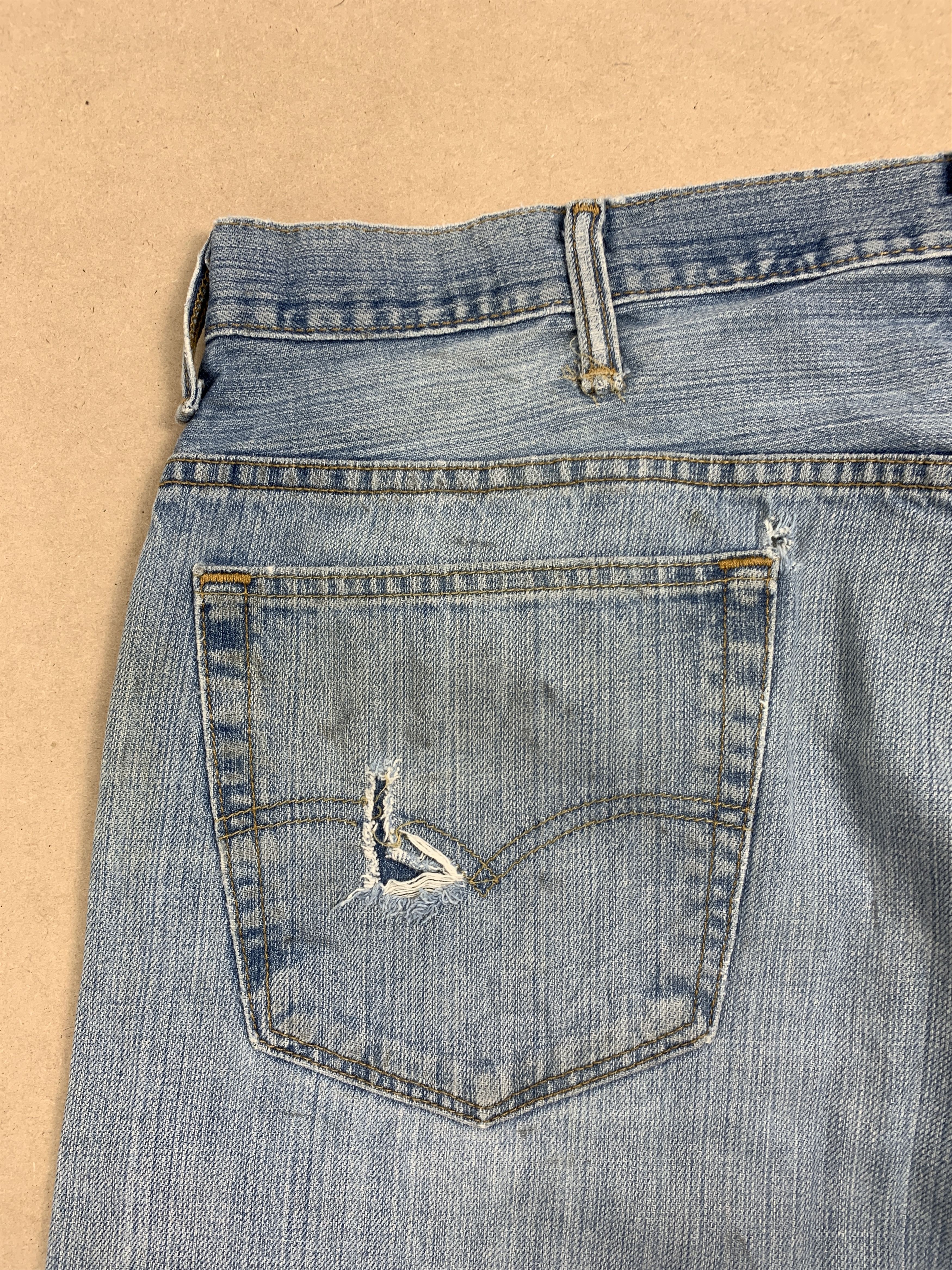 Levi's × Vintage Vintage Levis 569 Straight Cut Faded Mid Wash Jeans Size US 42 / EU 58 - 8 Thumbnail