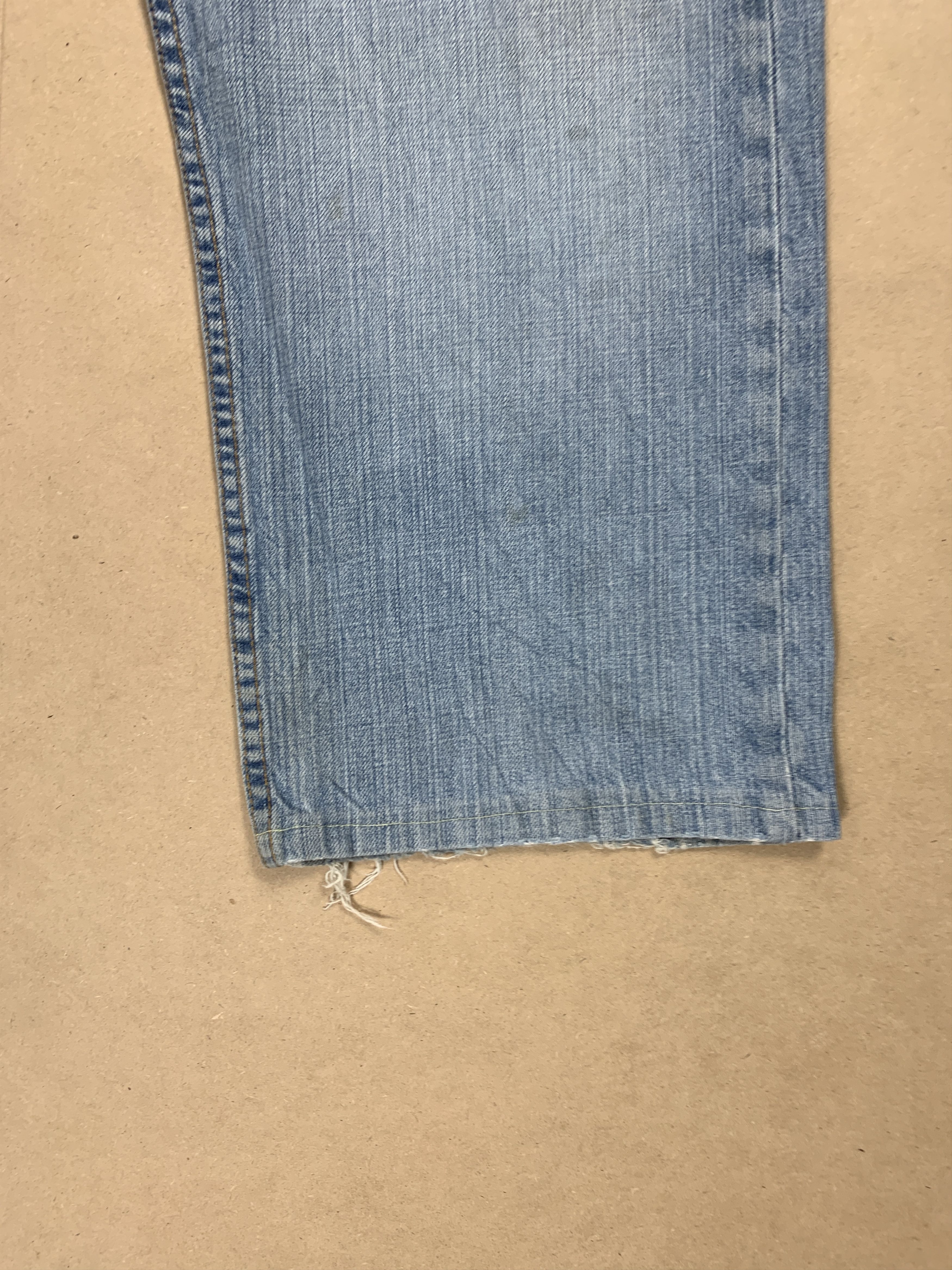 Levi's × Vintage Vintage Levis 569 Straight Cut Faded Mid Wash Jeans Size US 42 / EU 58 - 3 Thumbnail