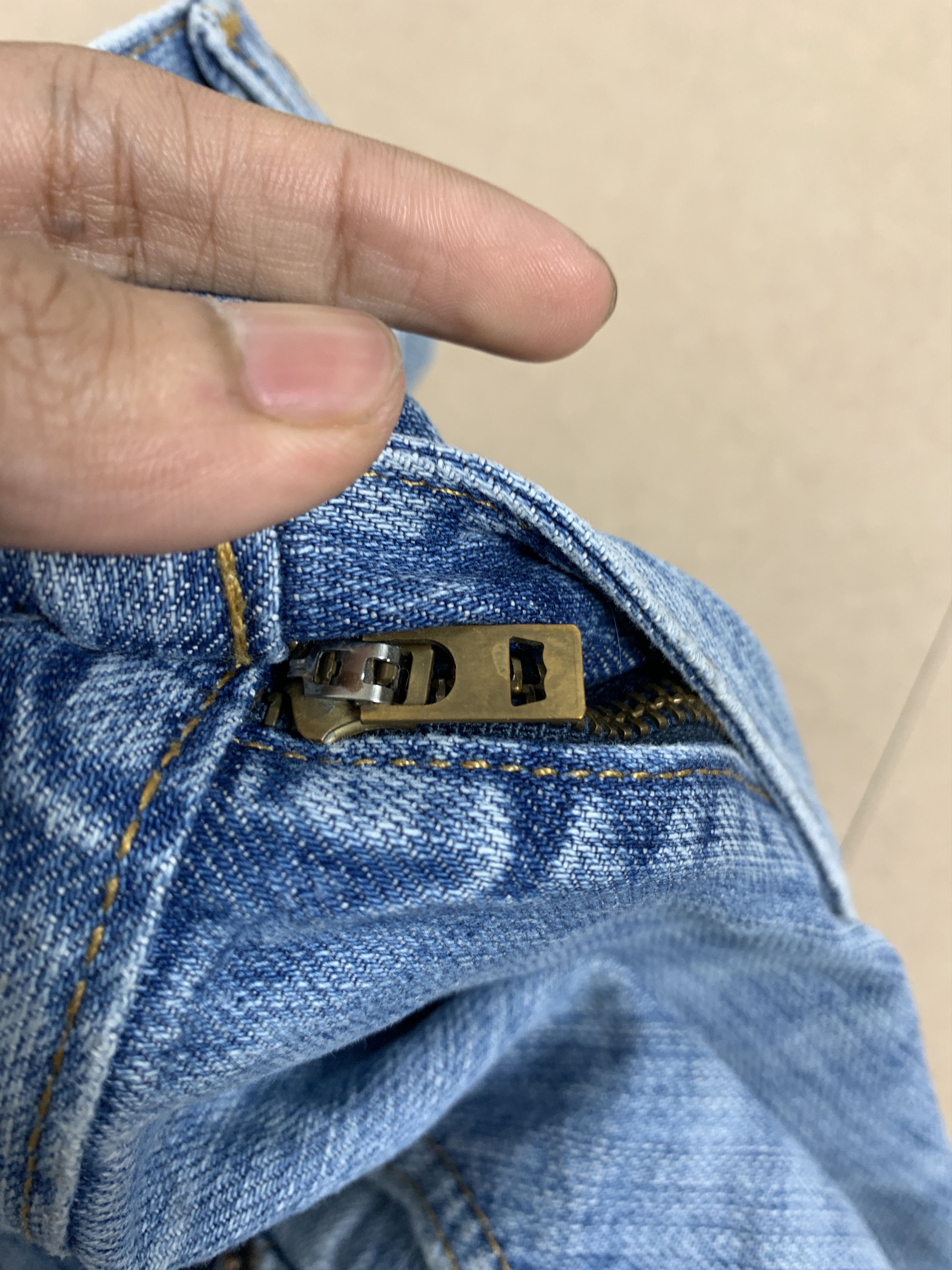 Levi's × Vintage Vintage Levis 569 Straight Cut Faded Mid Wash Jeans Size US 42 / EU 58 - 17 Thumbnail