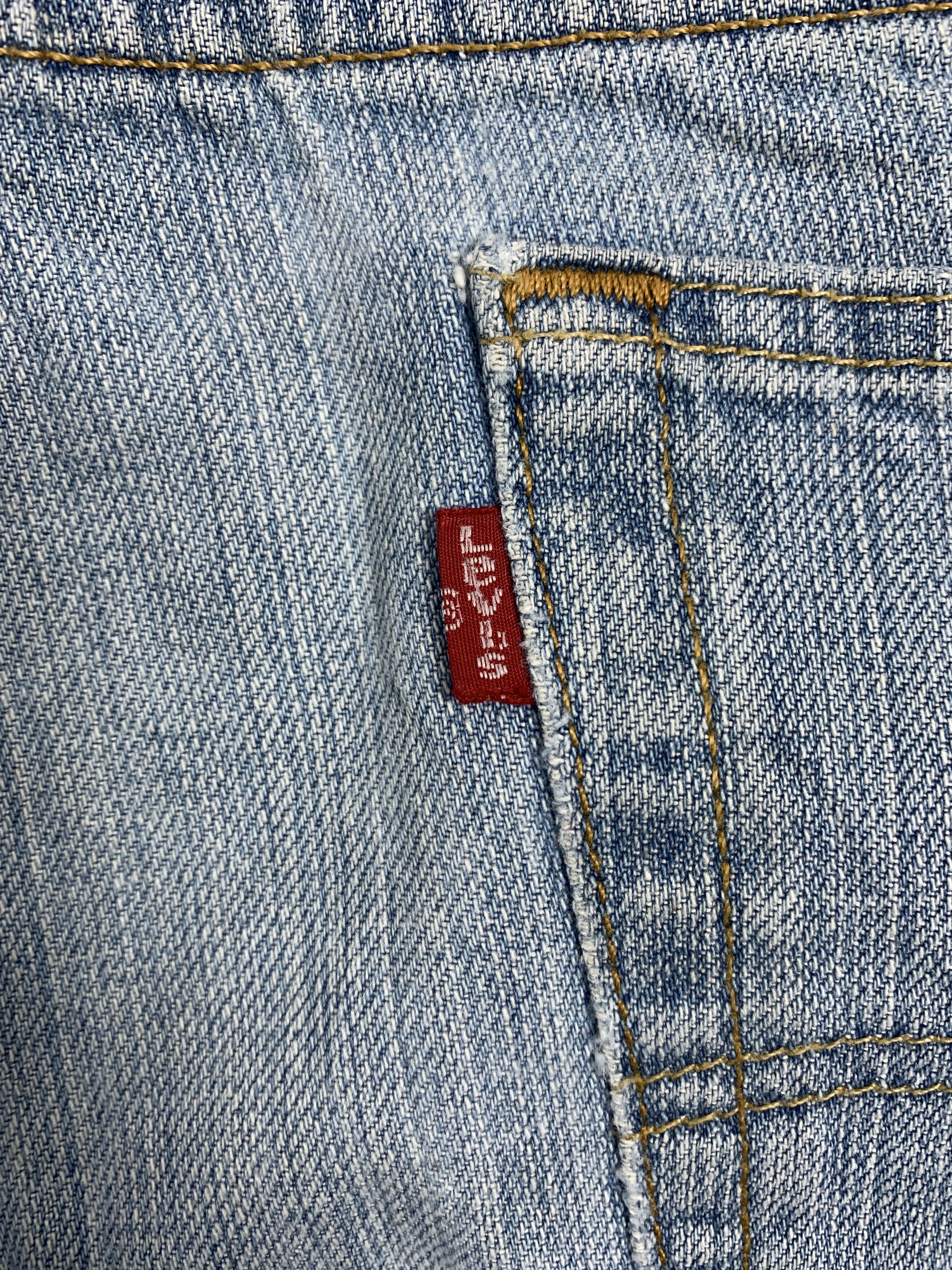 Levi's × Vintage Vintage Levis 569 Straight Cut Faded Mid Wash Jeans Size US 42 / EU 58 - 7 Thumbnail