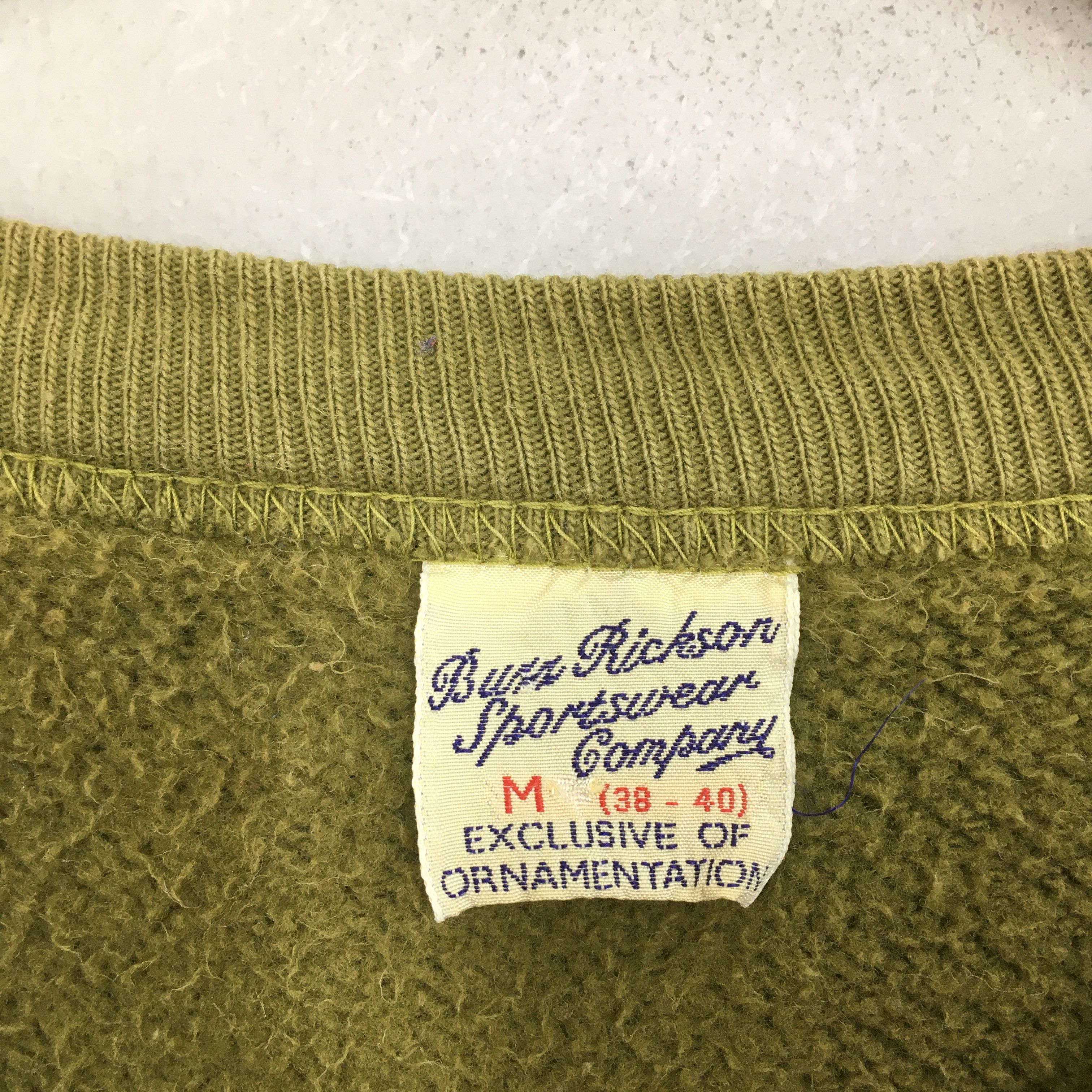 Buzz Rickson's × Japanese Brand × The Real McCoy's Vintage 90's Buzz Rickson Japan Sweatshirt Medium Size US M / EU 48-50 / 2 - 5 Thumbnail