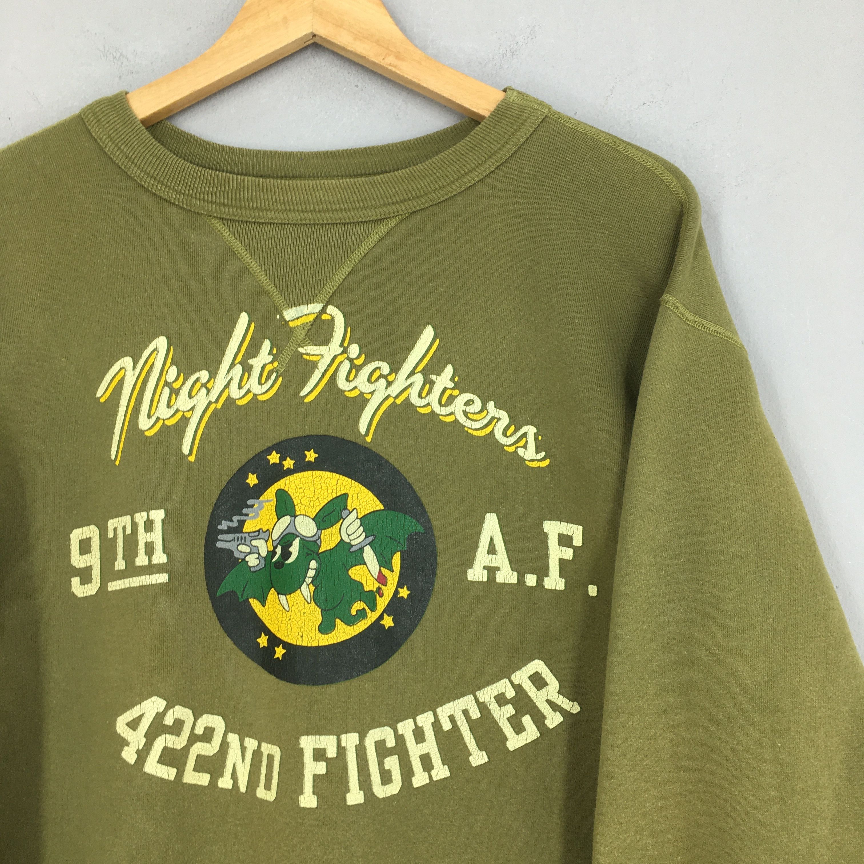 Buzz Rickson's × Japanese Brand × The Real McCoy's Vintage 90's Buzz Rickson Japan Sweatshirt Medium Size US M / EU 48-50 / 2 - 2 Thumbnail