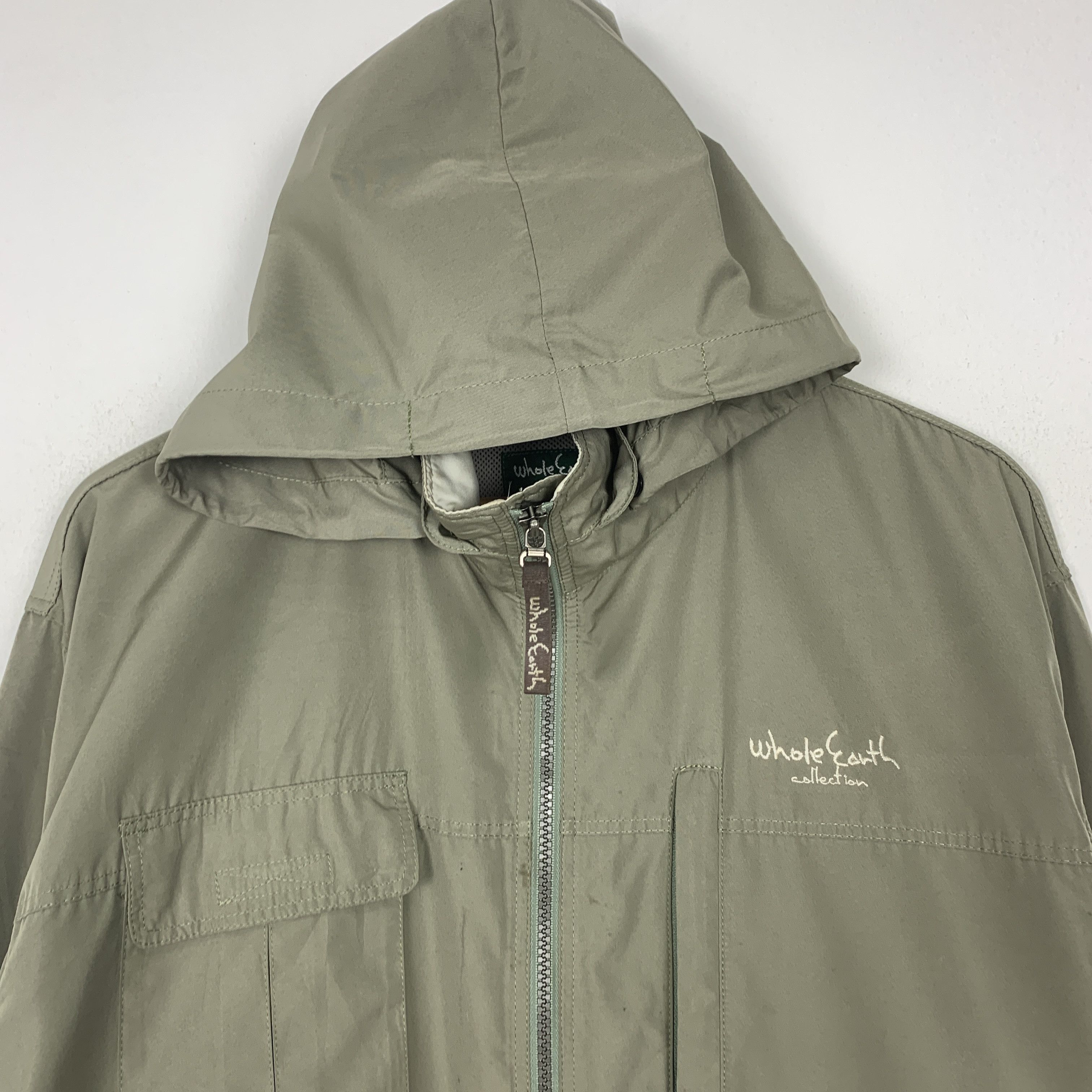 Japanese Brand × Vintage Vintage Whole Earth Hoodie Zip Up Jacket Size US M / EU 48-50 / 2 - 2 Thumbnail