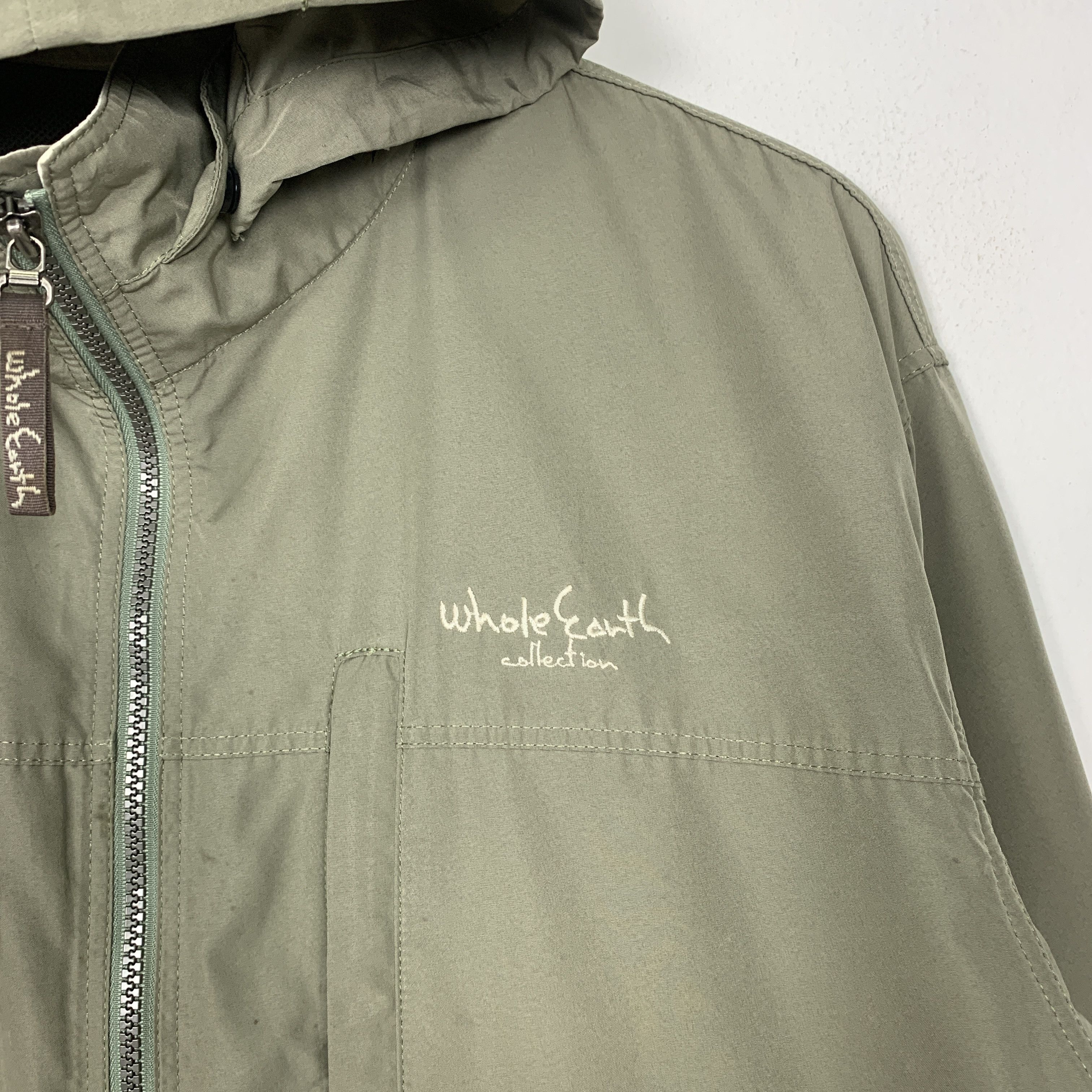 Japanese Brand × Vintage Vintage Whole Earth Hoodie Zip Up Jacket Size US M / EU 48-50 / 2 - 3 Thumbnail