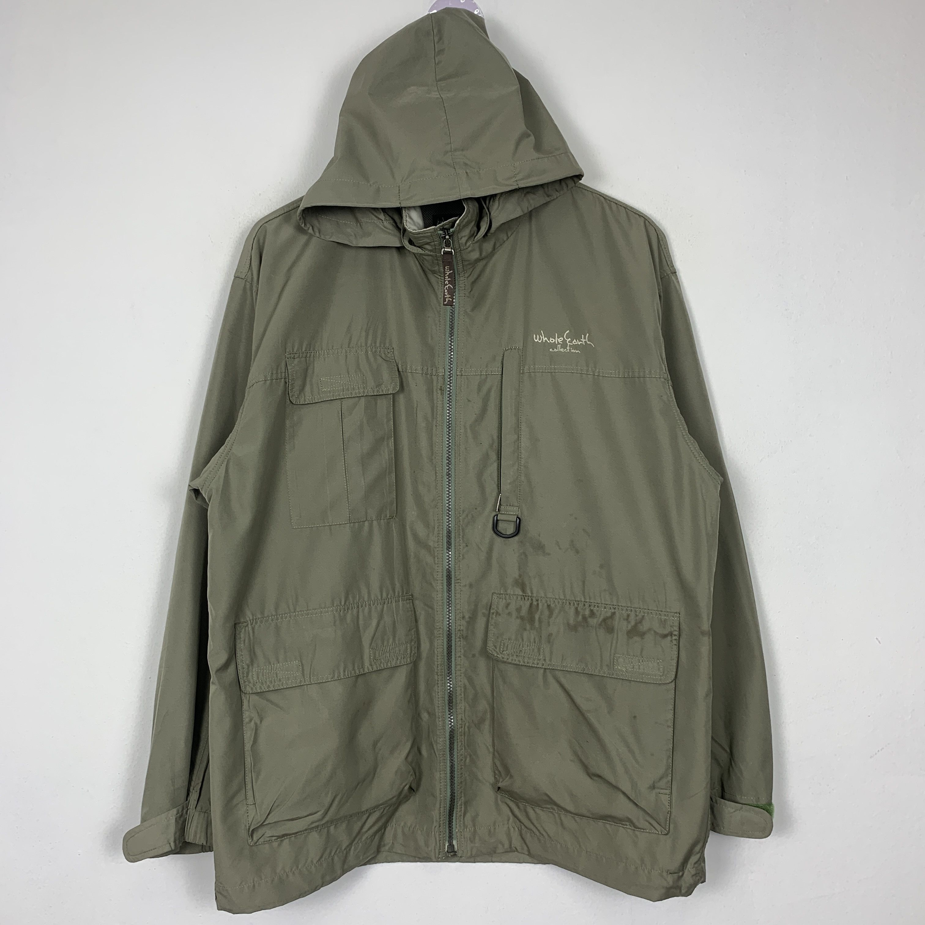 Japanese Brand × Vintage Vintage Whole Earth Hoodie Zip Up Jacket Size US M / EU 48-50 / 2 - 1 Thumbnail