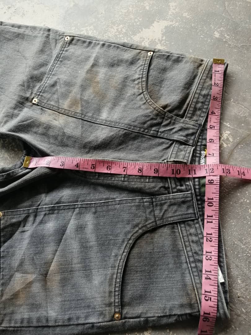 Japanese Brand × Vintage Baggy Faded Japanese Rusty Dirty Distressed Jeans Size US 32 / EU 48 - 15 Thumbnail