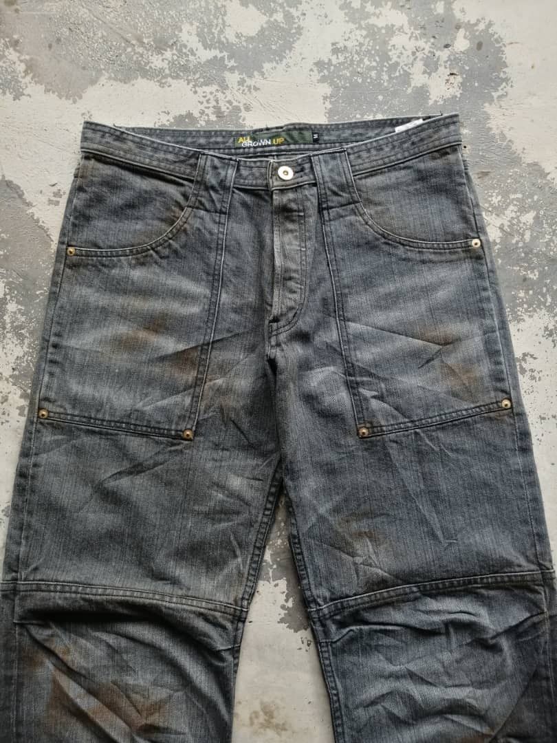 Japanese Brand × Vintage Baggy Faded Japanese Rusty Dirty Distressed Jeans Size US 32 / EU 48 - 3 Thumbnail
