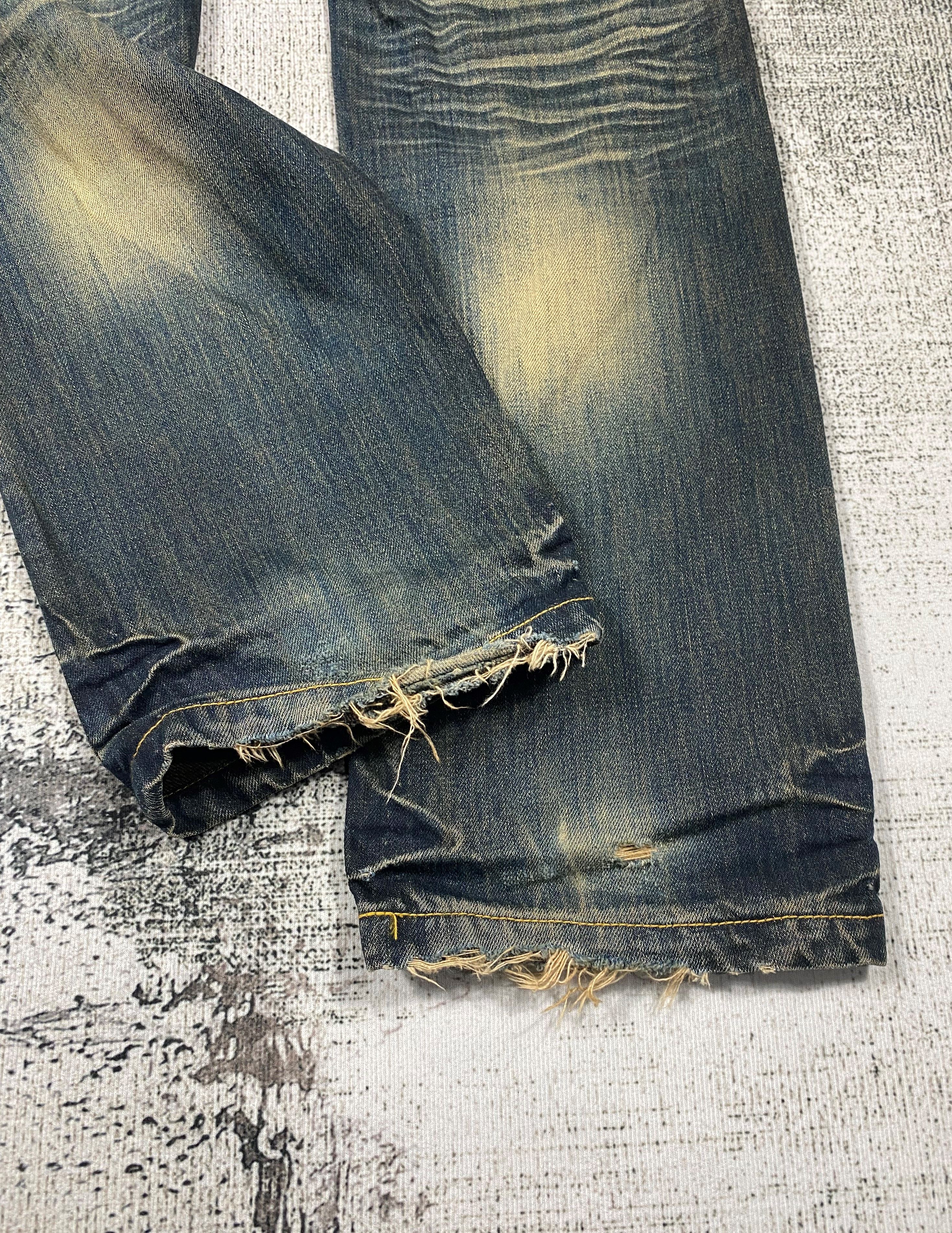 Gotcha × Japanese Brand Japanese Gotcha Rusty Distressed Denim Size US 31 - 8 Thumbnail