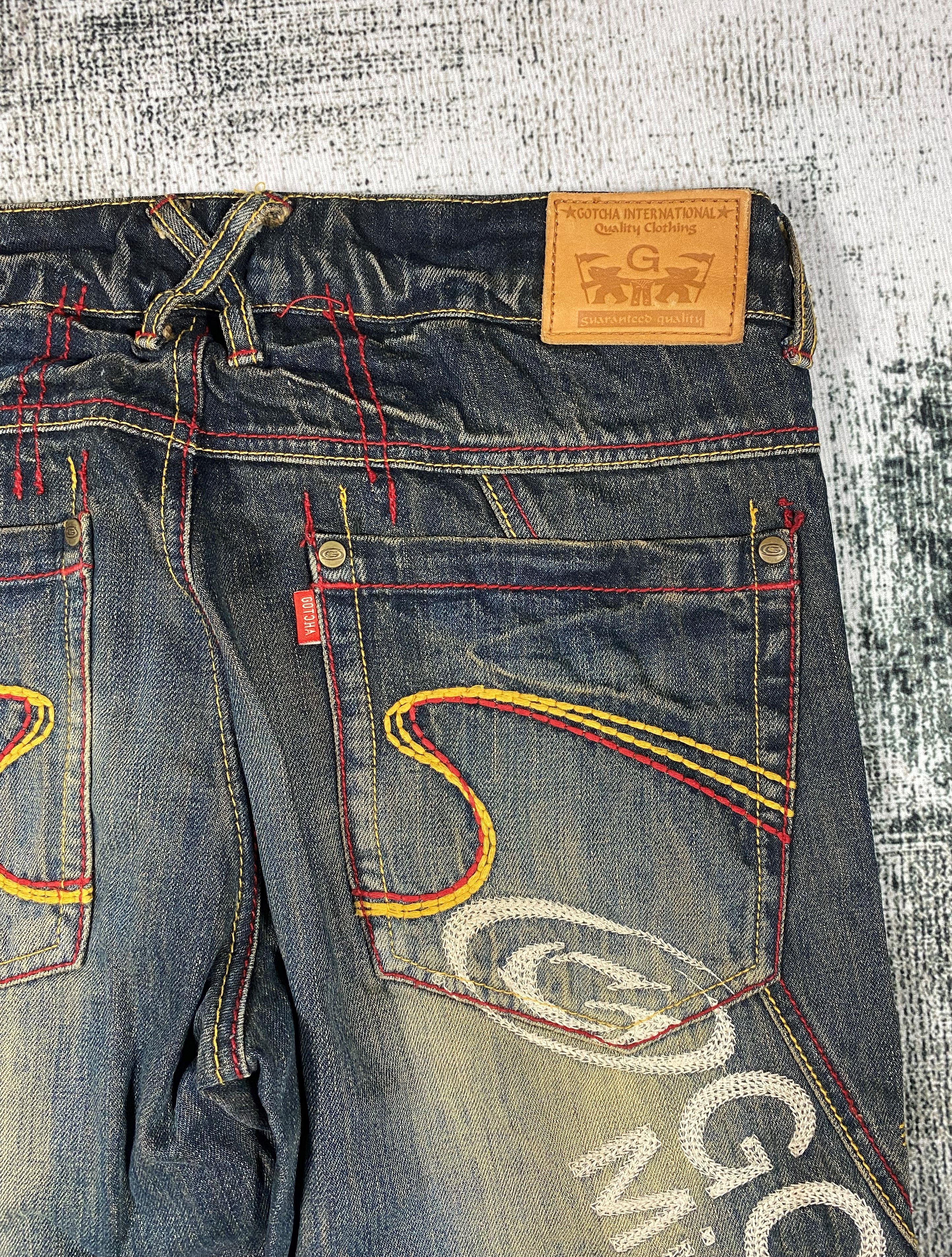 Gotcha × Japanese Brand Japanese Gotcha Rusty Distressed Denim Size US 31 - 7 Thumbnail