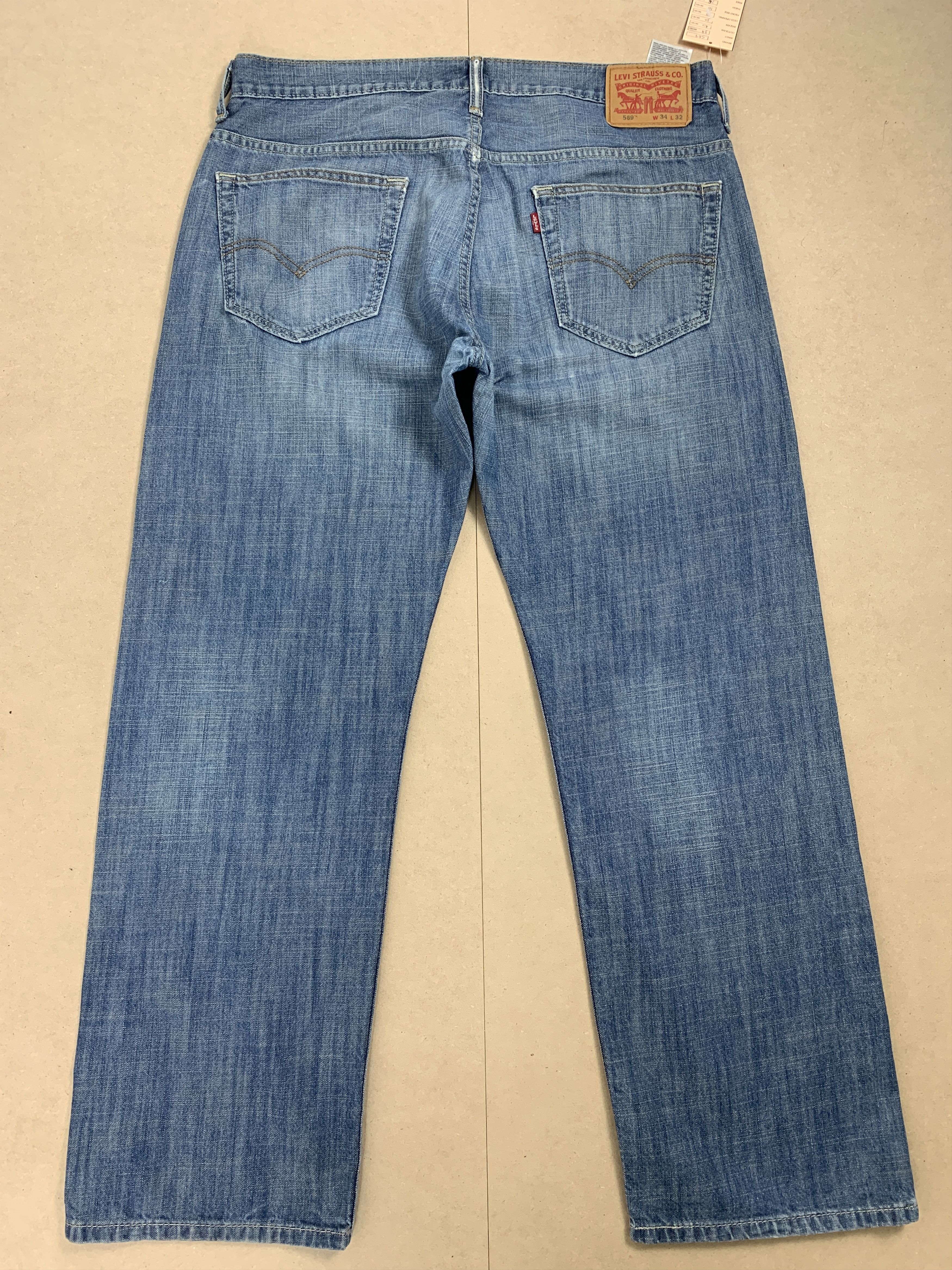 Levi's Vintage LEVI'S 569 Straight Cut Faded Jeans P0195 Size US 34 / EU 50 - 5 Thumbnail